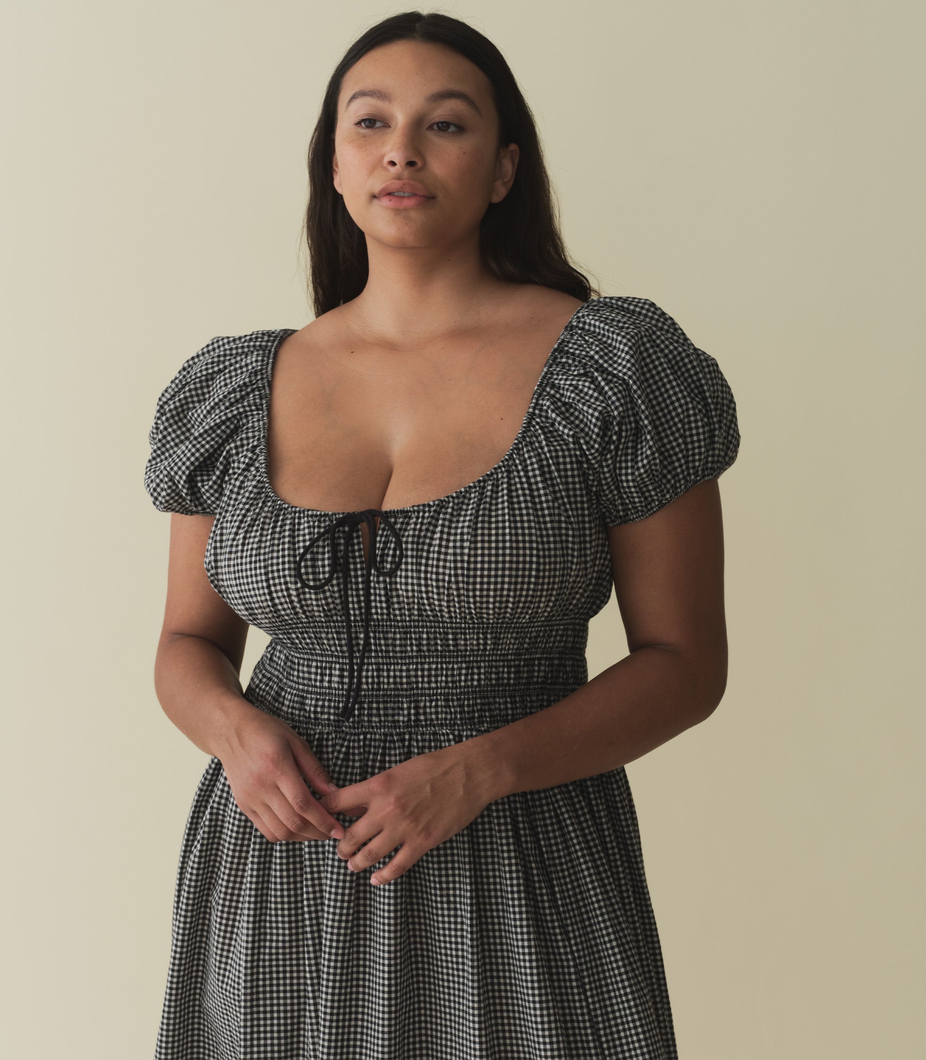HMD -- QUINN DRESS -- LA MADDALENA GINGHAM view 6
