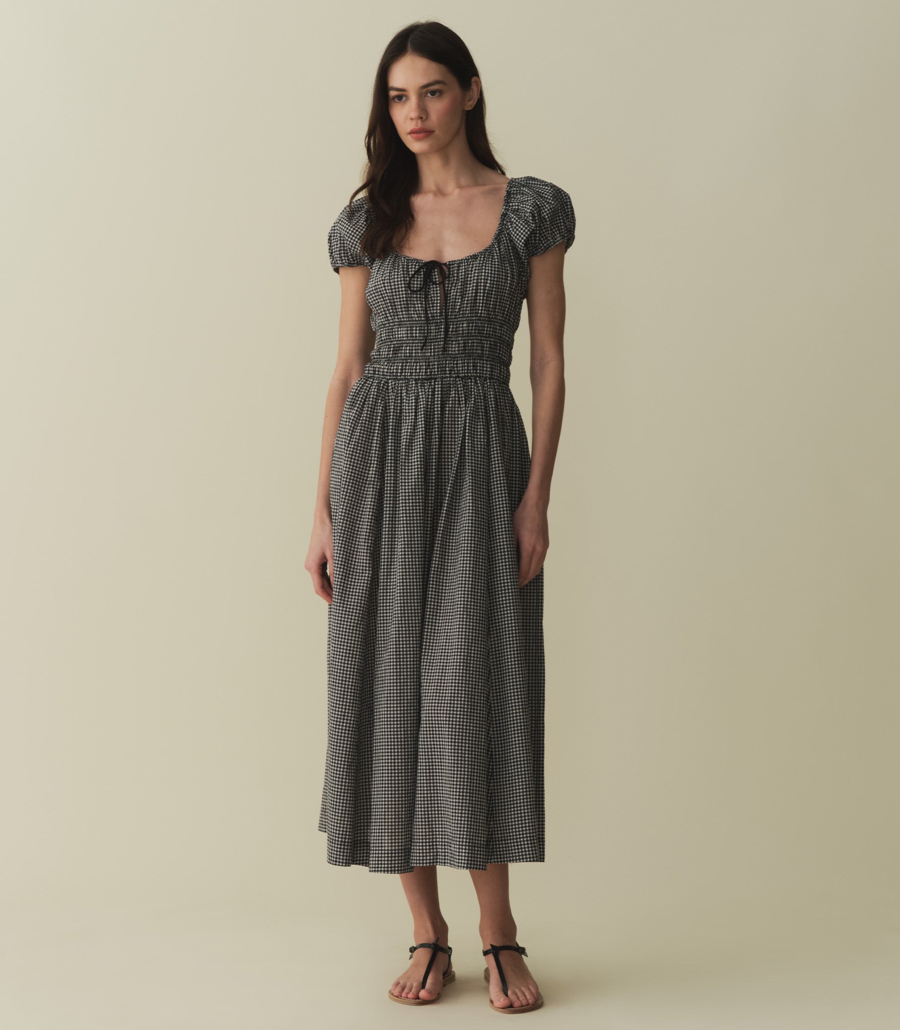 HMD -- QUINN DRESS -- LA MADDALENA GINGHAM view 1
