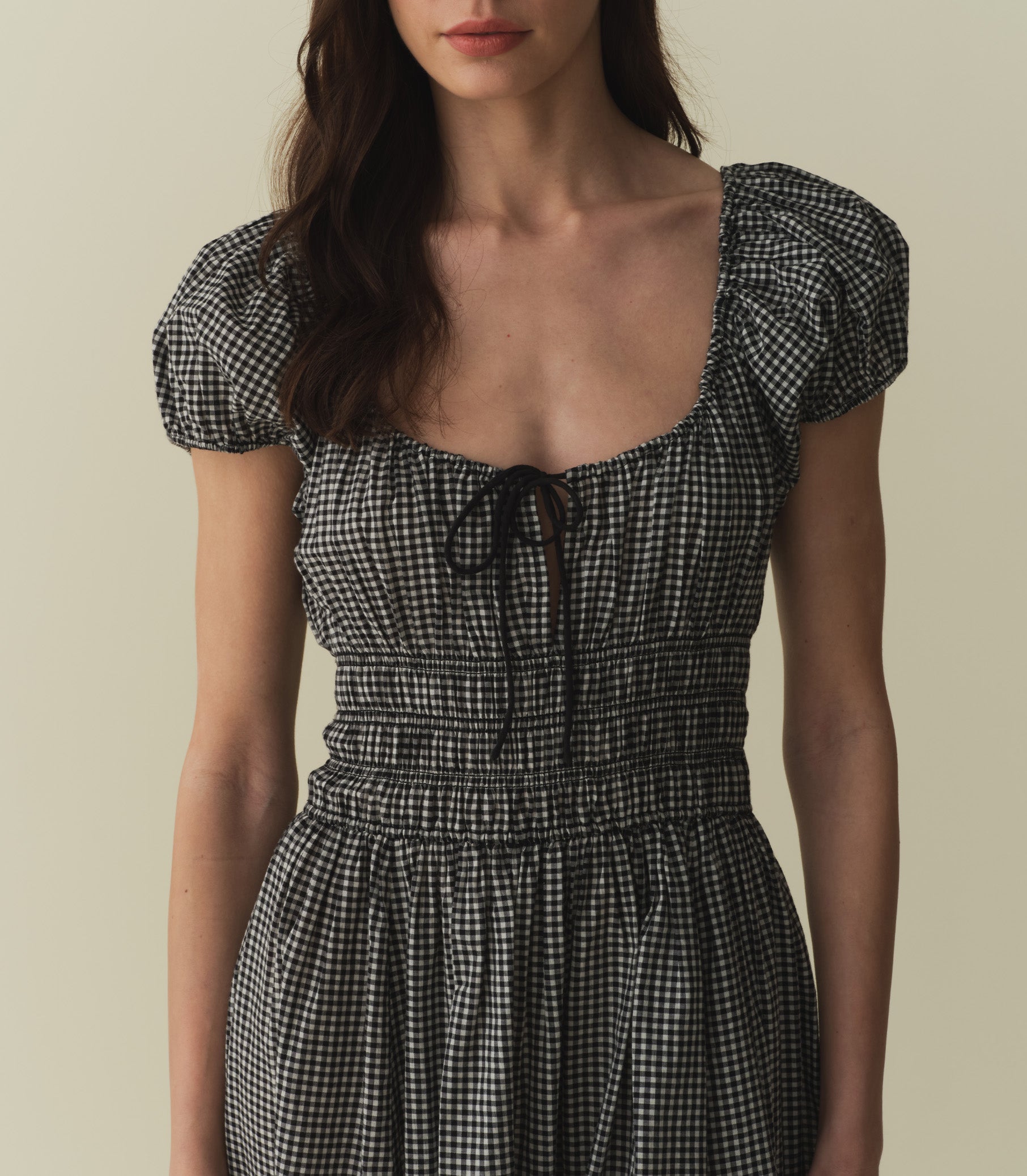 HMD -- QUINN DRESS -- LA MADDALENA GINGHAM view 2
