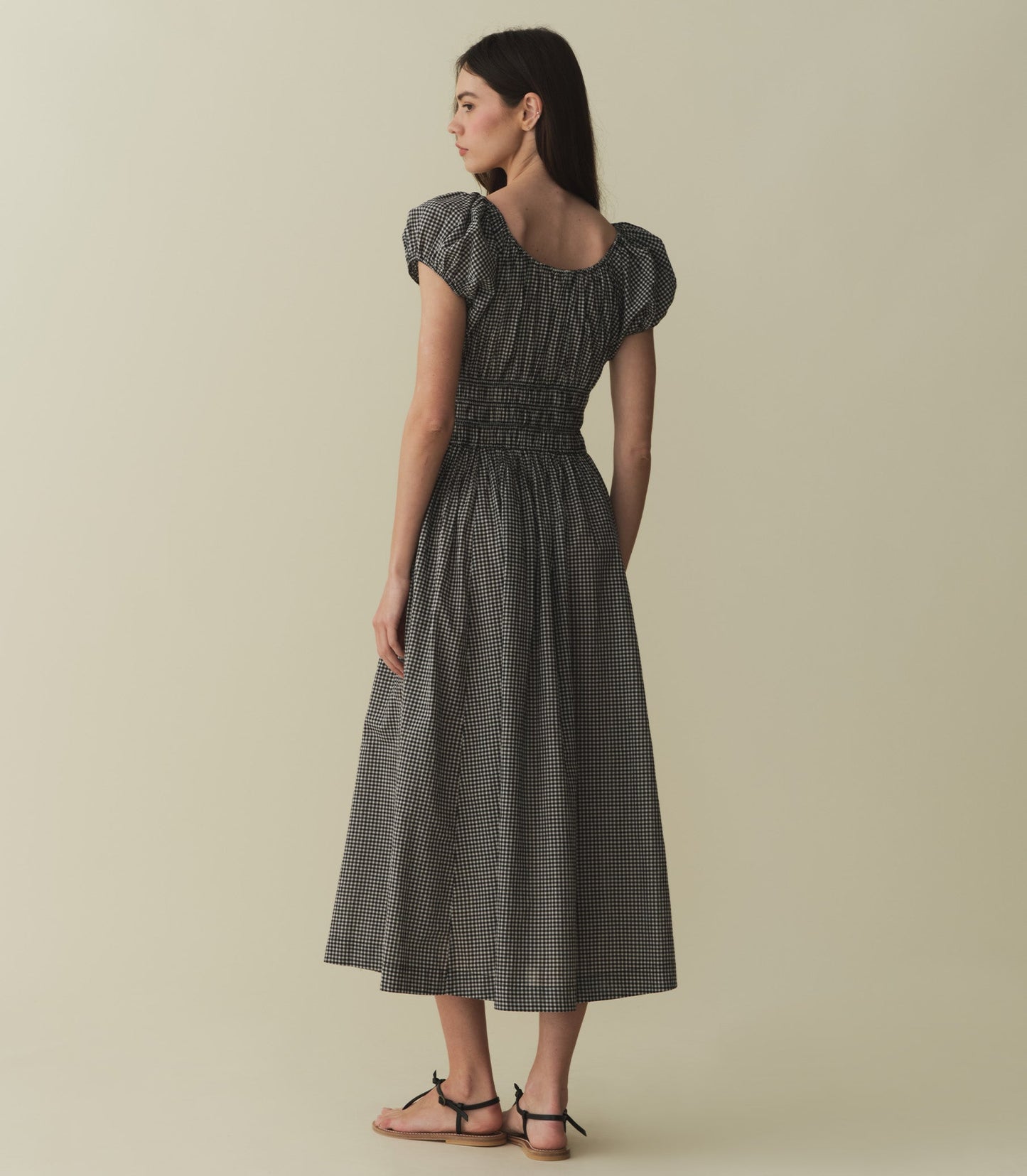 HMD -- QUINN DRESS -- LA MADDALENA GINGHAM