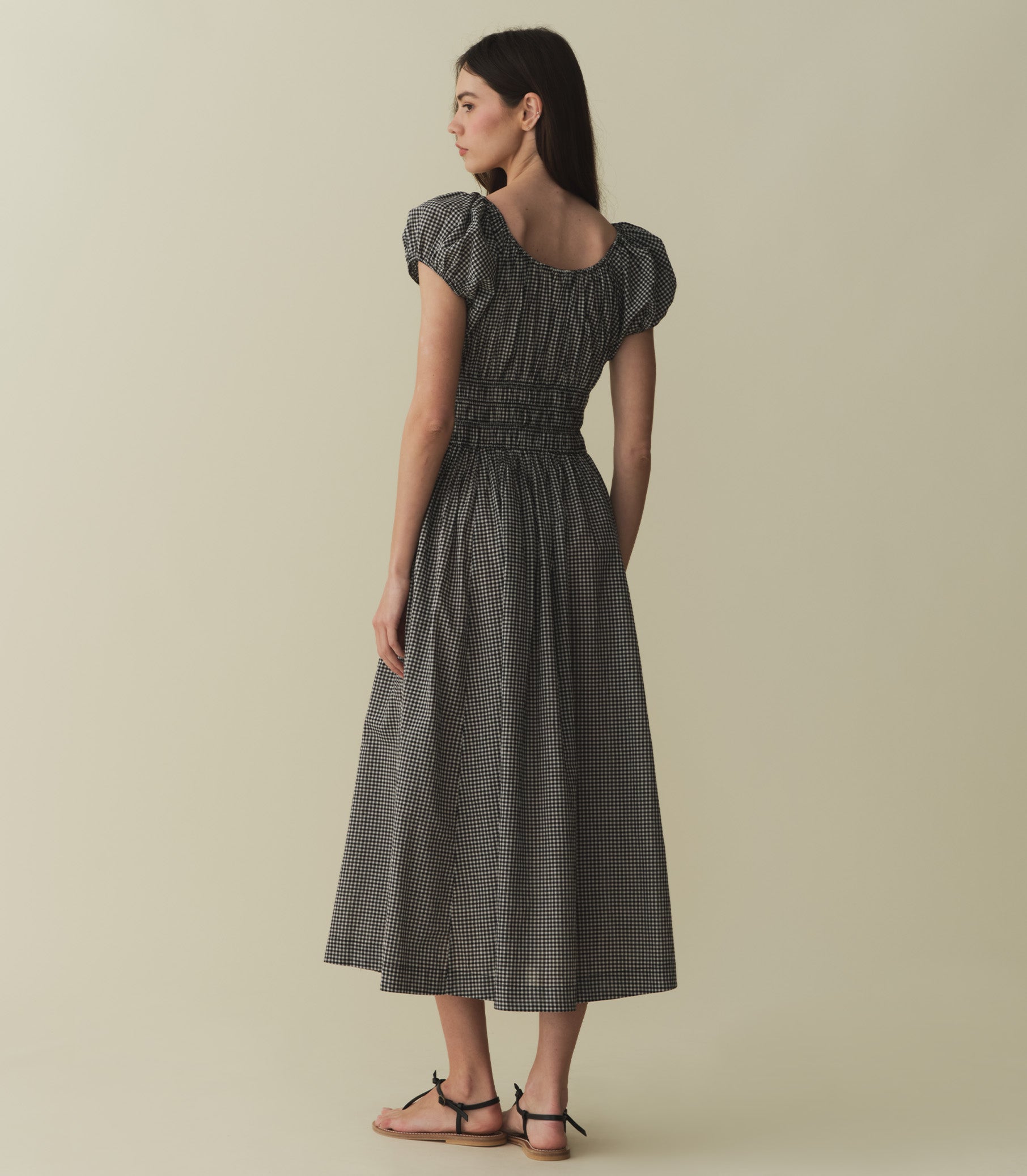 HMD -- QUINN DRESS -- LA MADDALENA GINGHAM view 4
