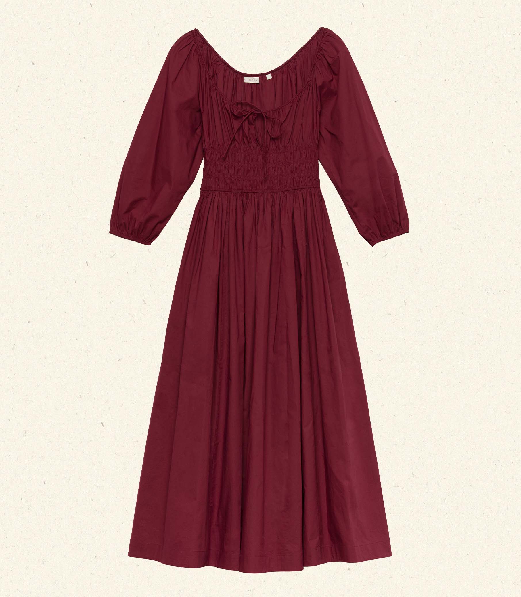 QUINTESSA DRESS -- DEEP CRIMSON view 6