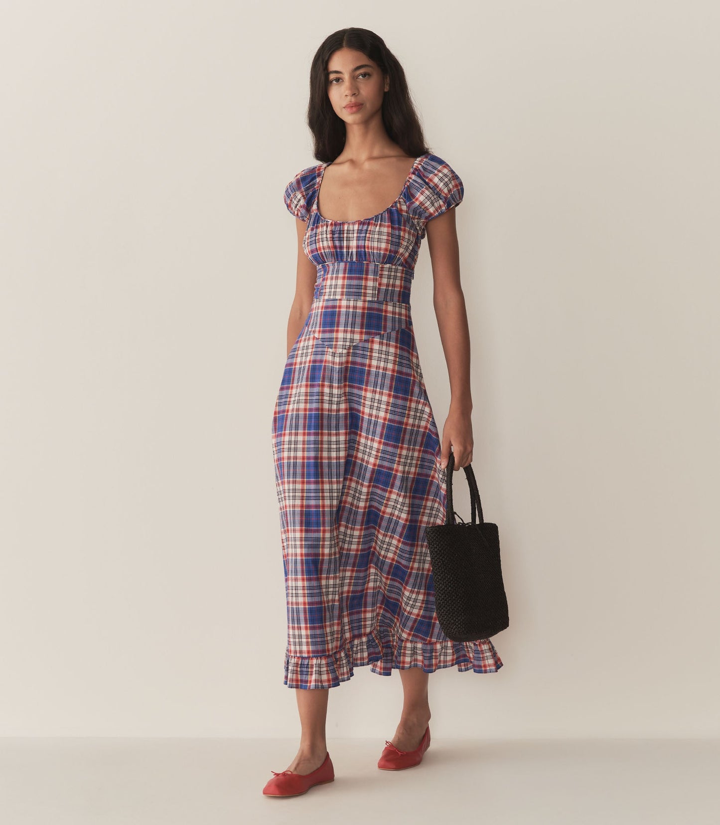 HMD -- RAMONA DRESS -- COTE Dâ€™AZUR PLAID