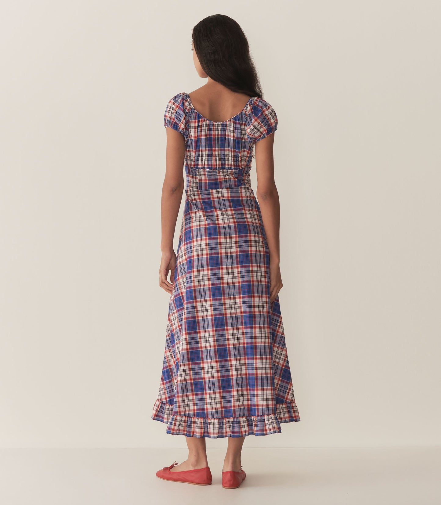 HMD -- RAMONA DRESS -- COTE Dâ€™AZUR PLAID