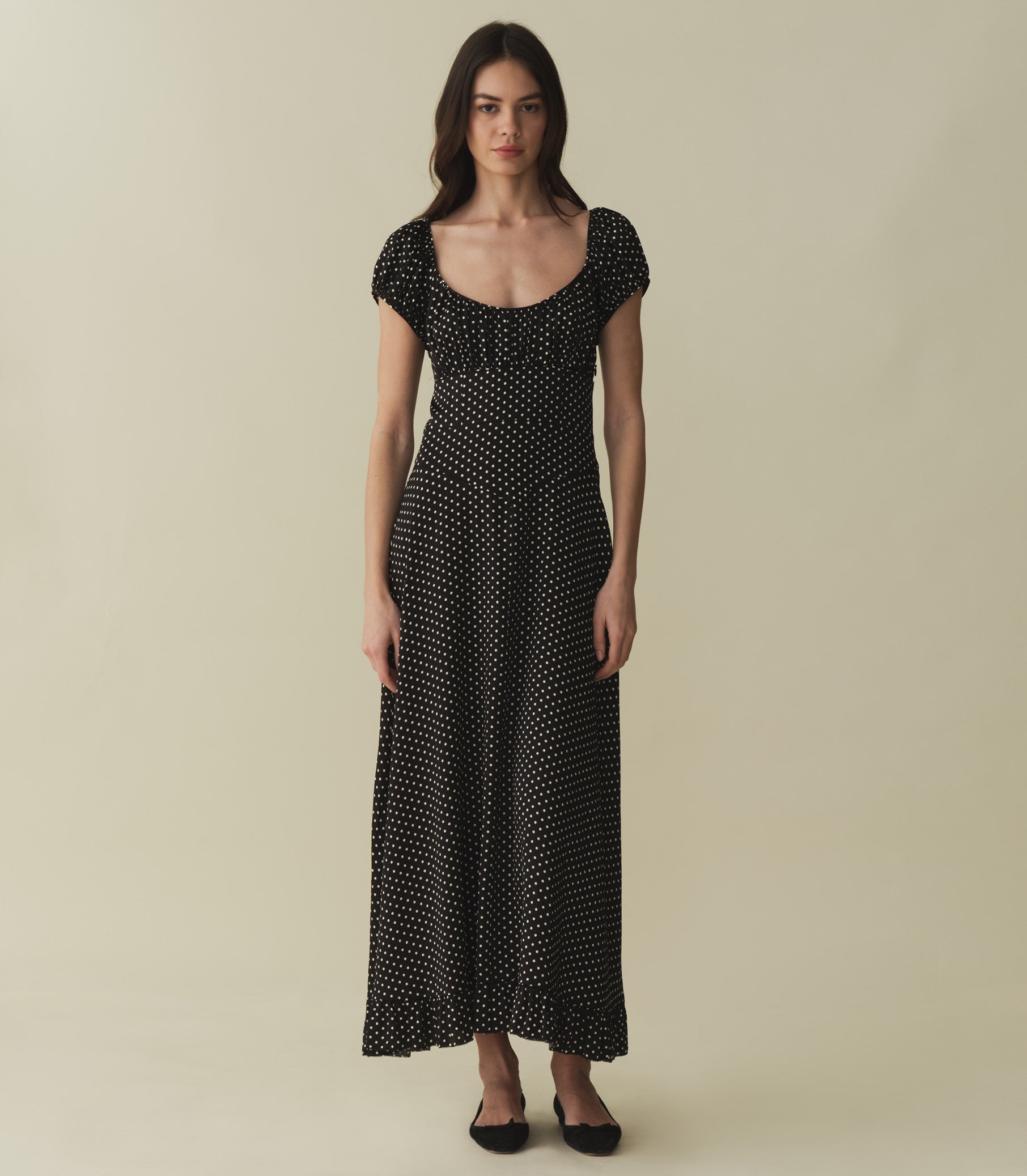 HMD -- RAMONA DRESS -- NOIR DOT view 1
