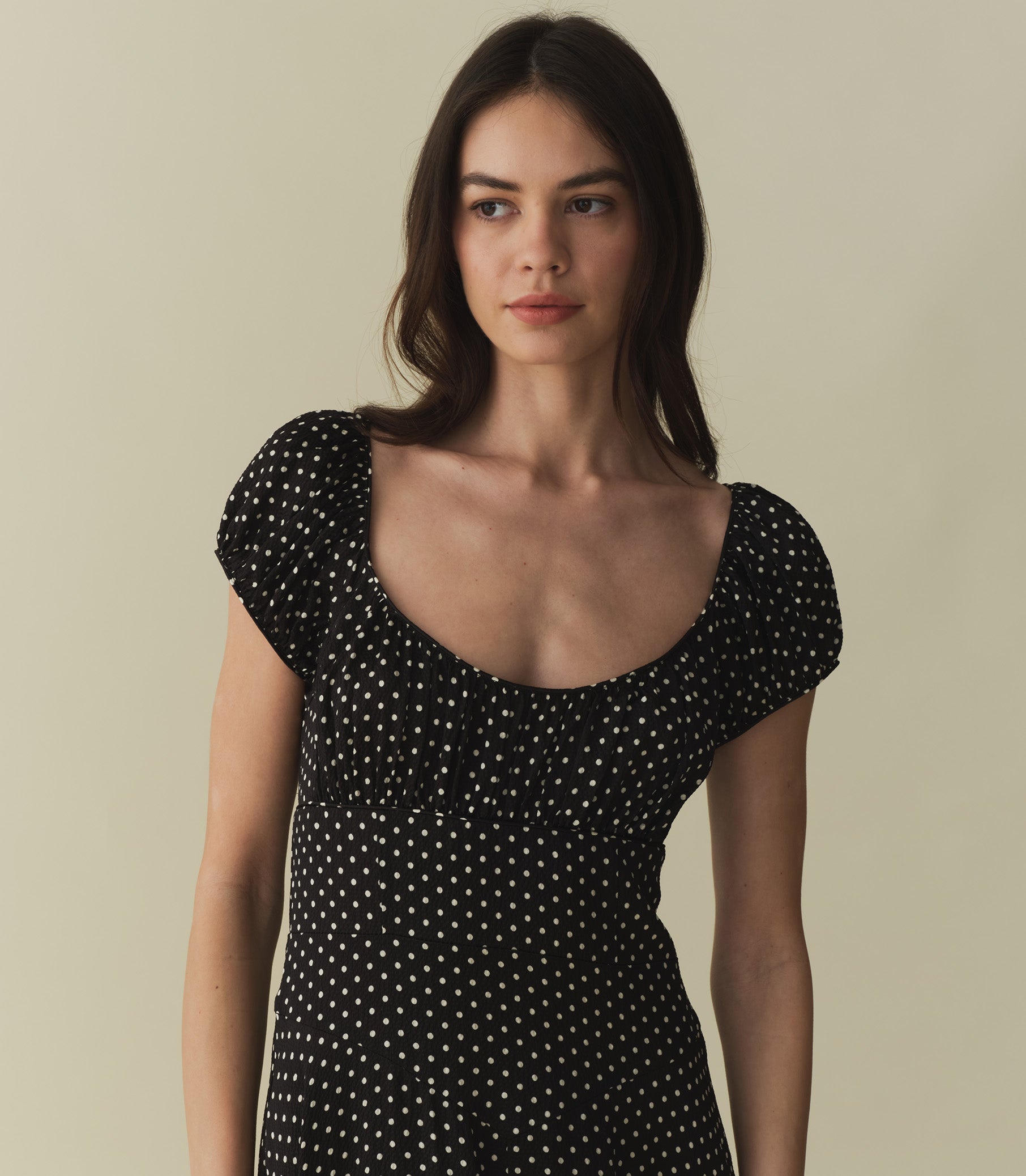 HMD -- RAMONA DRESS -- NOIR DOT view 2
