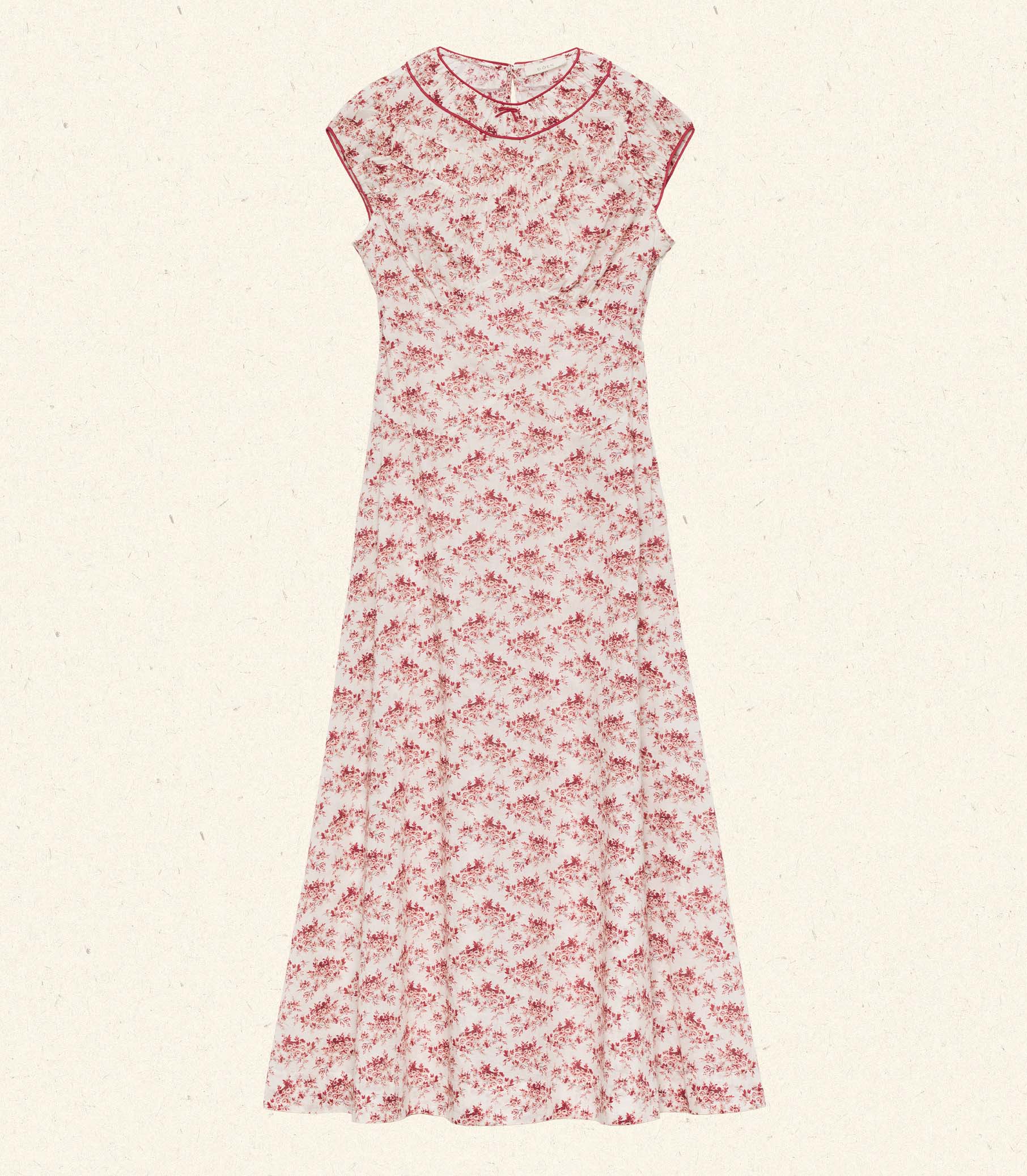 RAPHAELA DRESS -- IVORY ROSIER FLORAL view 6