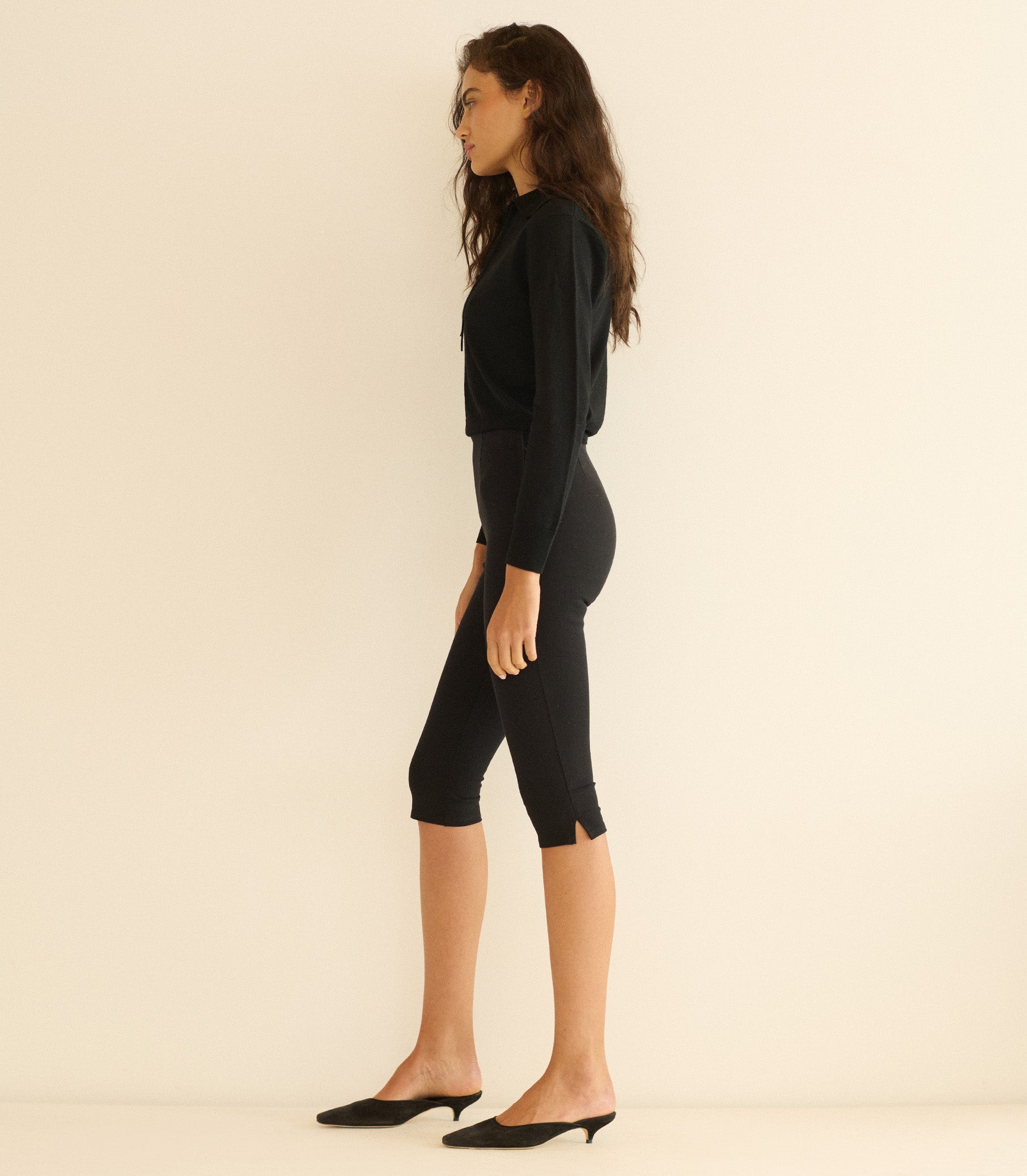 REED SWEATER -- BLACK view 7
