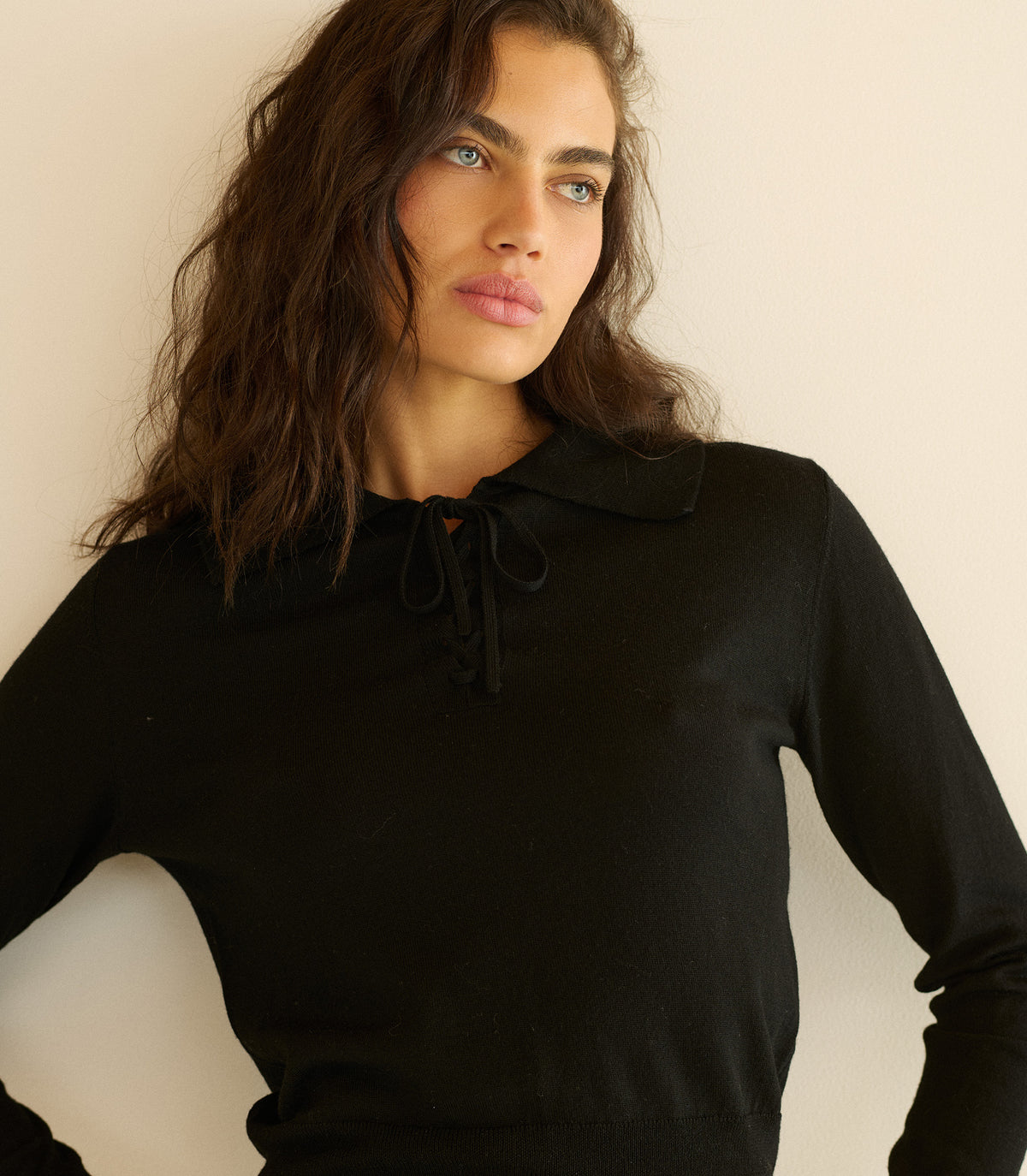 Reed Sweater - Black | DÔEN