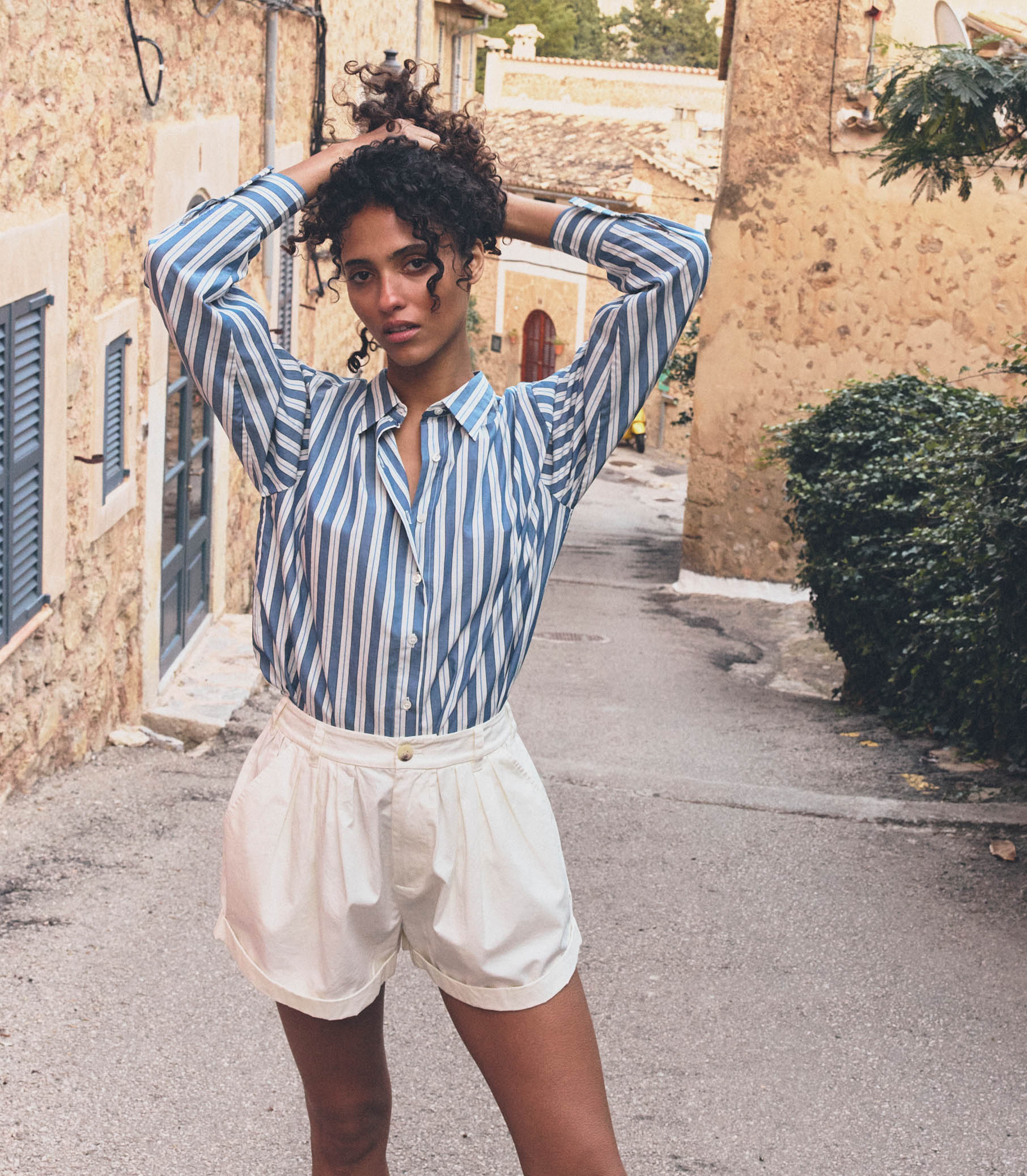 REMIS TOP -- LUCERNE STRIPE view 1