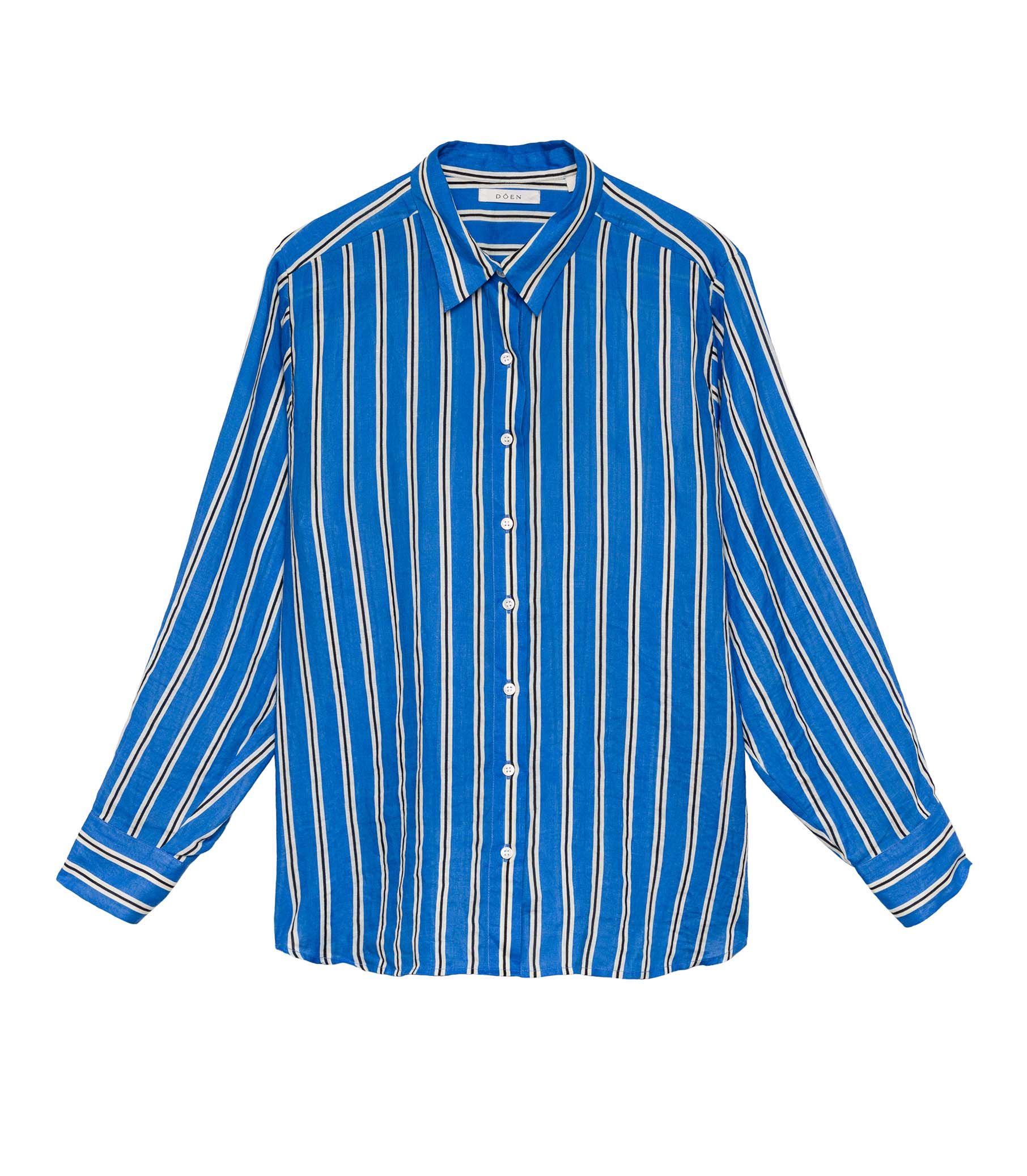 REMIS TOP -- BLEU MONACO STRIPE view 7