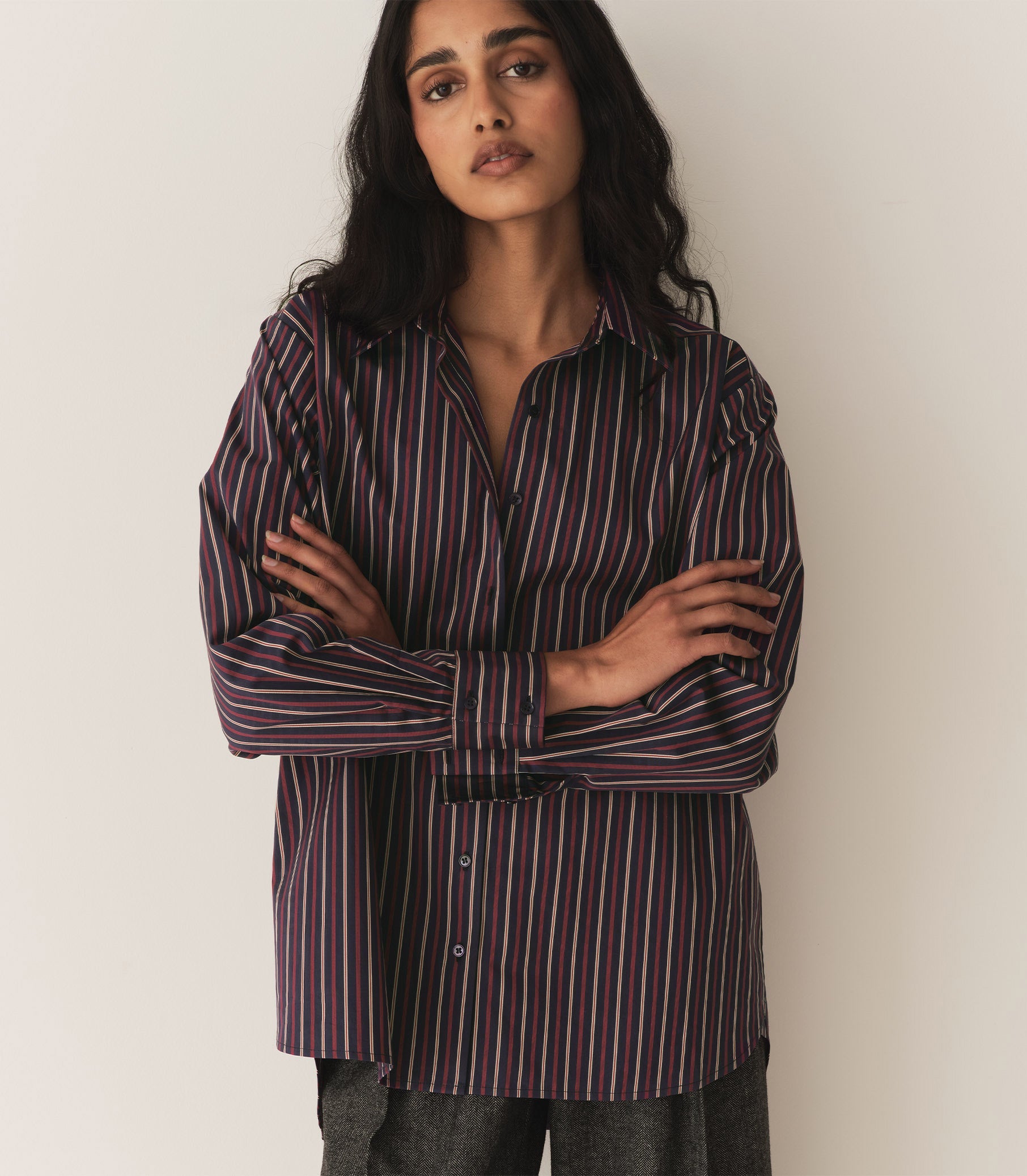 HMD -- REMIS TOP -- BEAUMONT STRIPE view 4