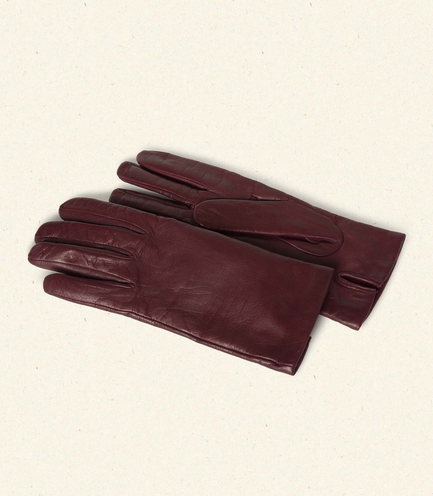 RHINE GLOVES -- BORDEAUX LEATHER