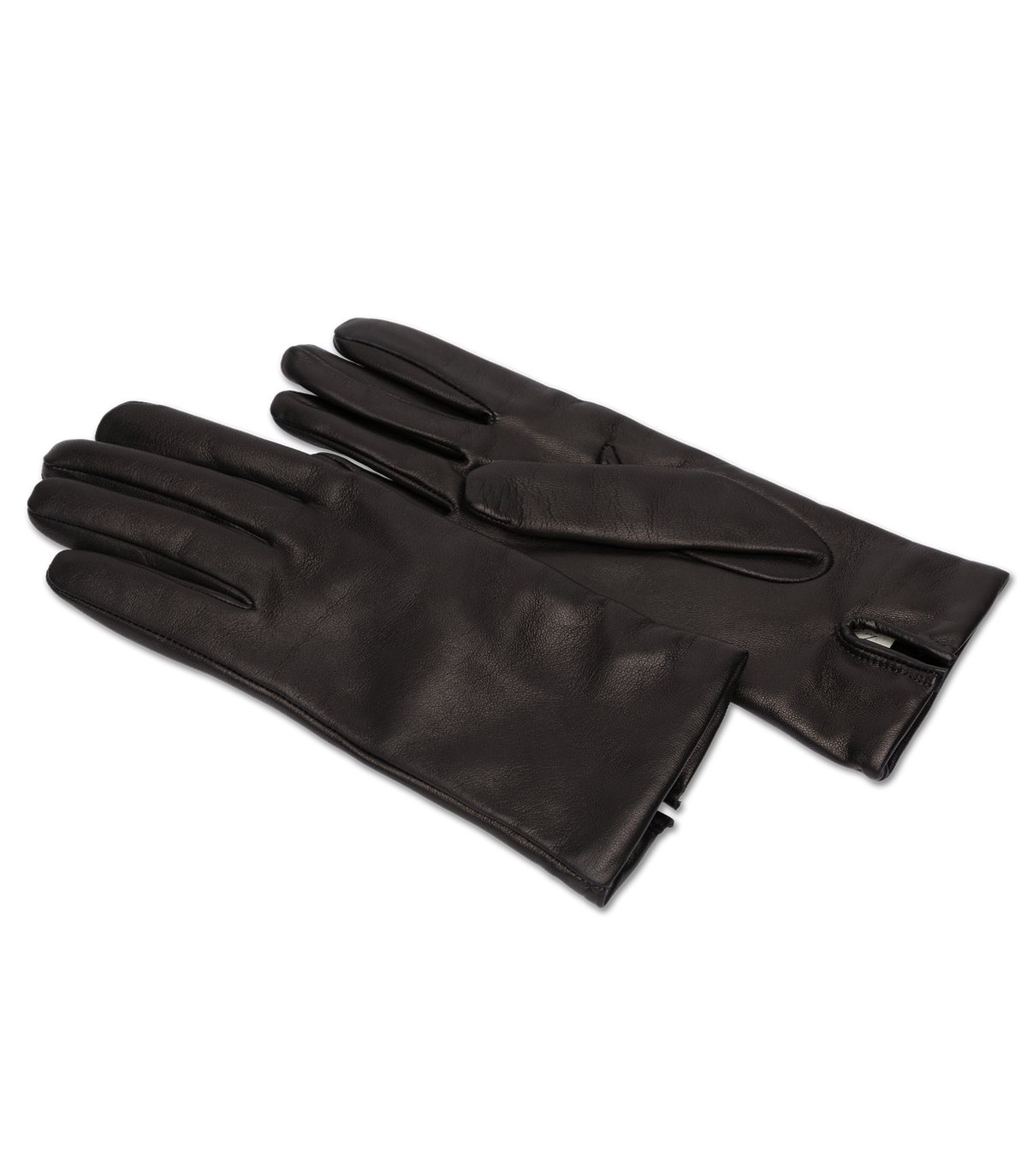 RHINE GLOVES -- BLACK LEATHER view 3
