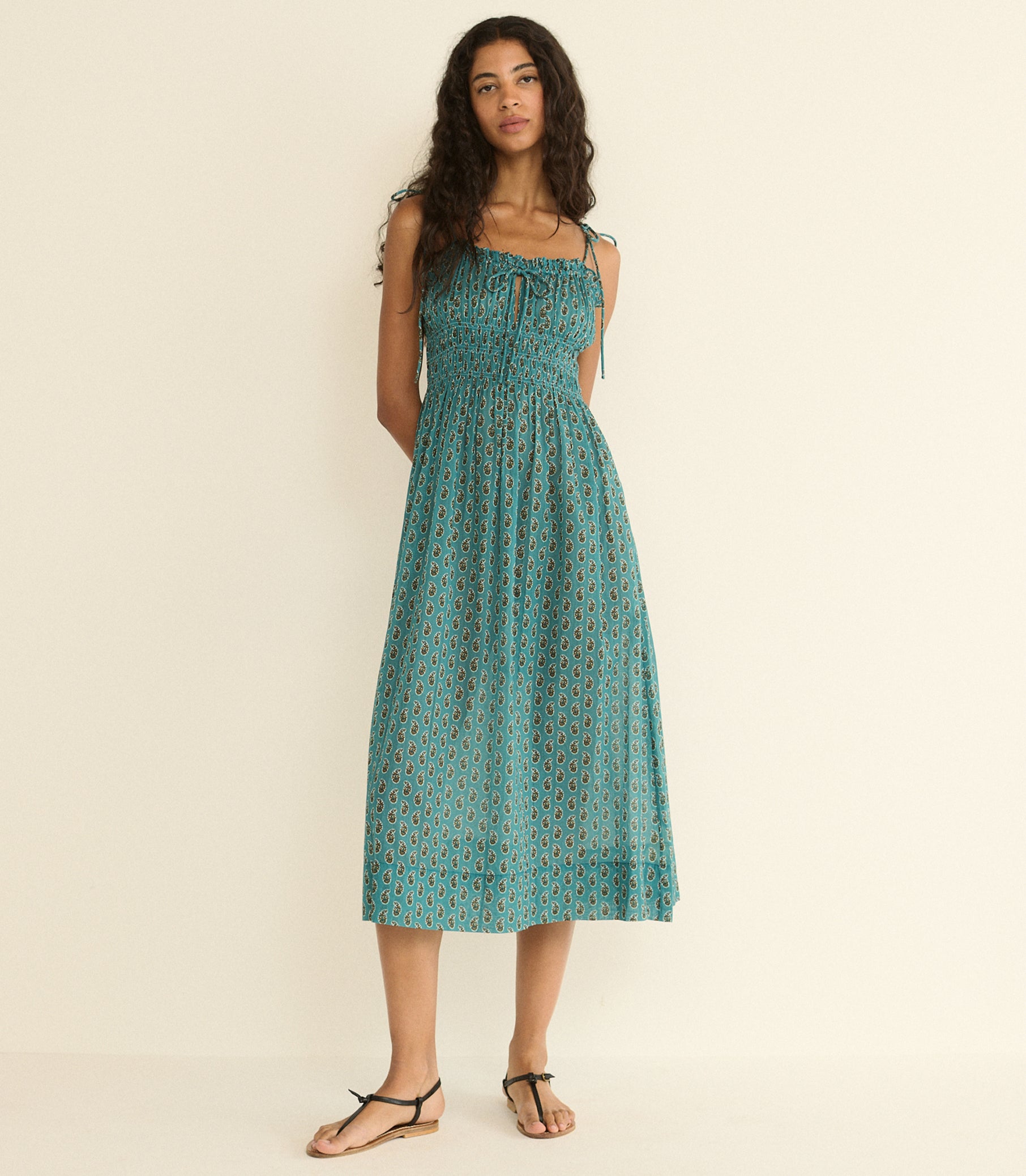 RHODA DRESS -- ALBA PAISLEY view 4
