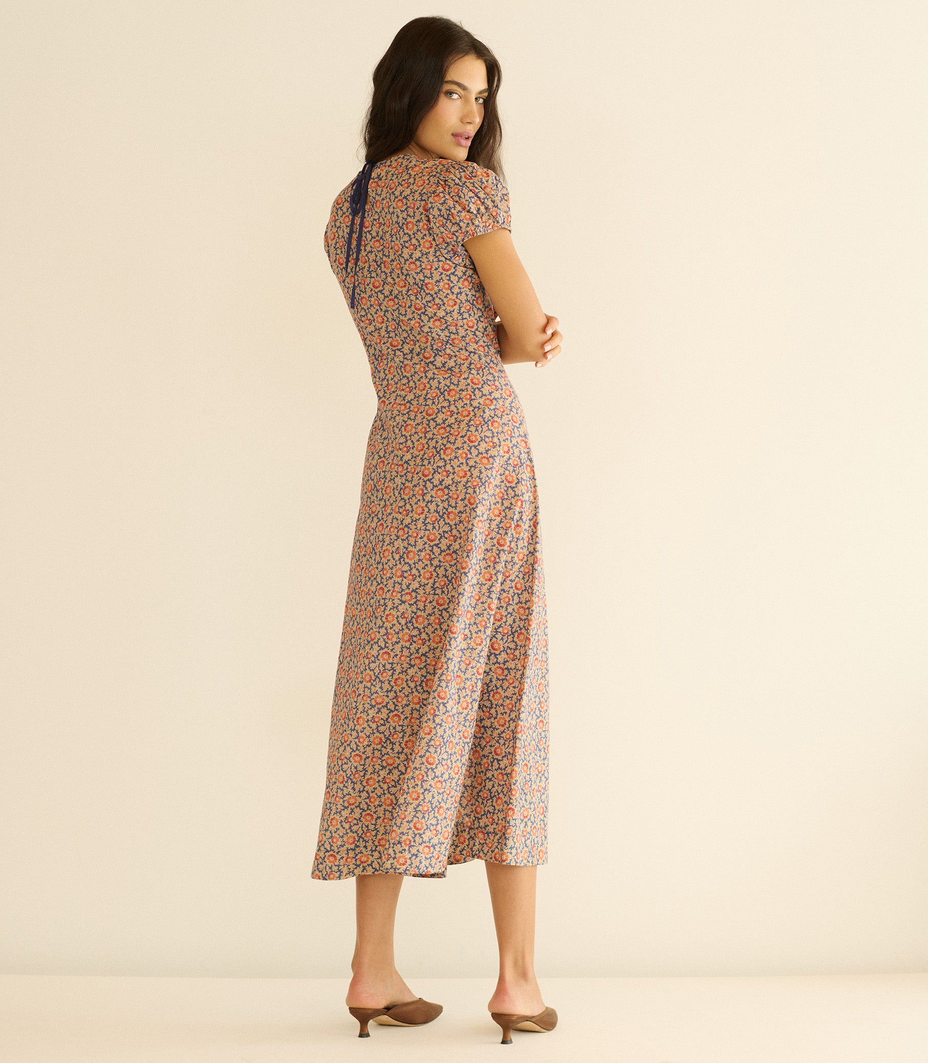 multicolor jardin de reve organic cotton midi dress Multicolor Jardin De Reve Midi Dress FARM Rio