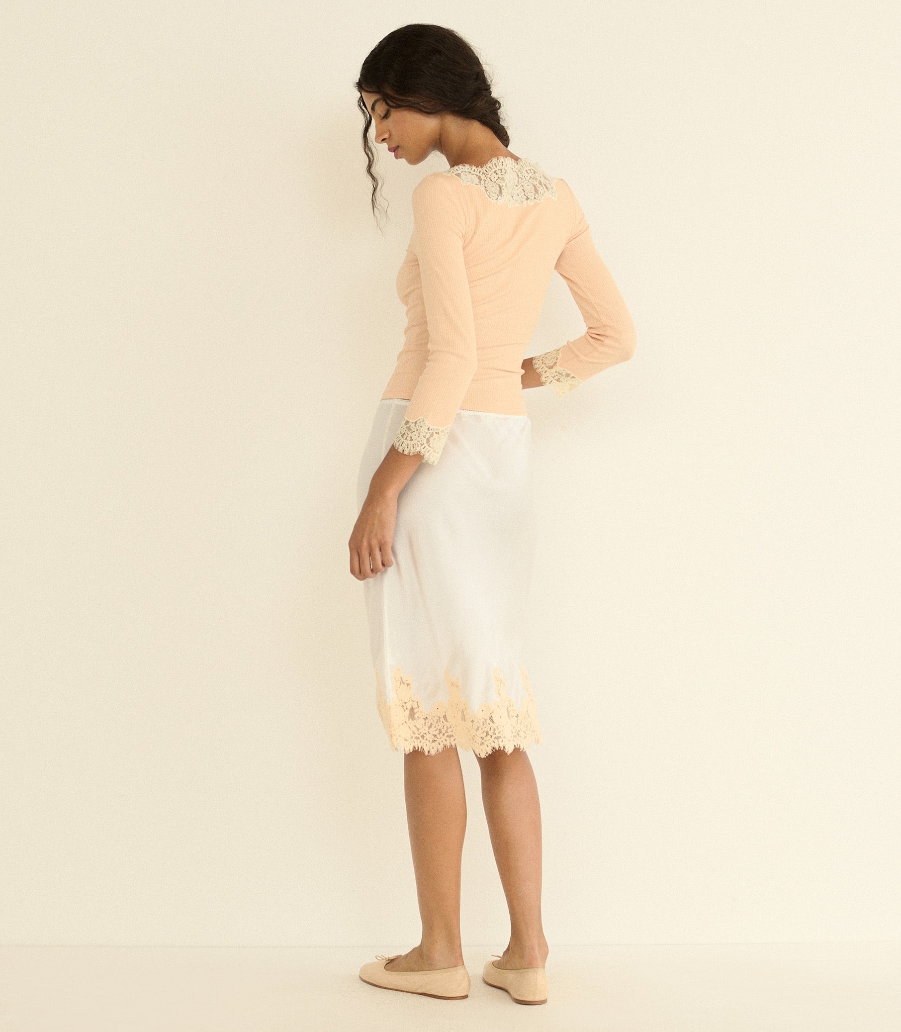 RIANA TEE -- LIGHT PEACH SORBET view 5
