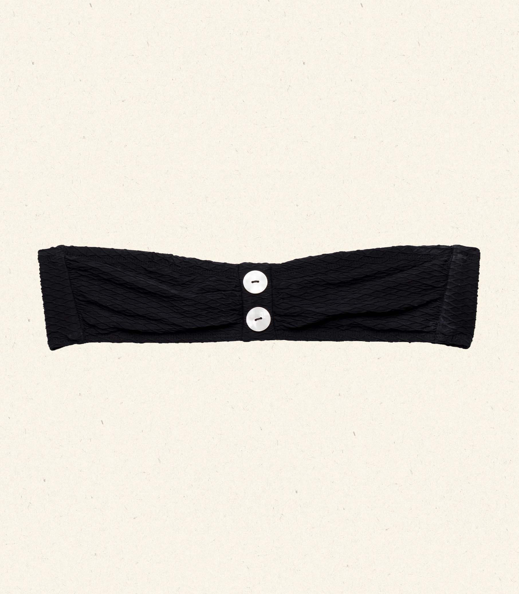 RIVA BIKINI TOP -- NERO view 5