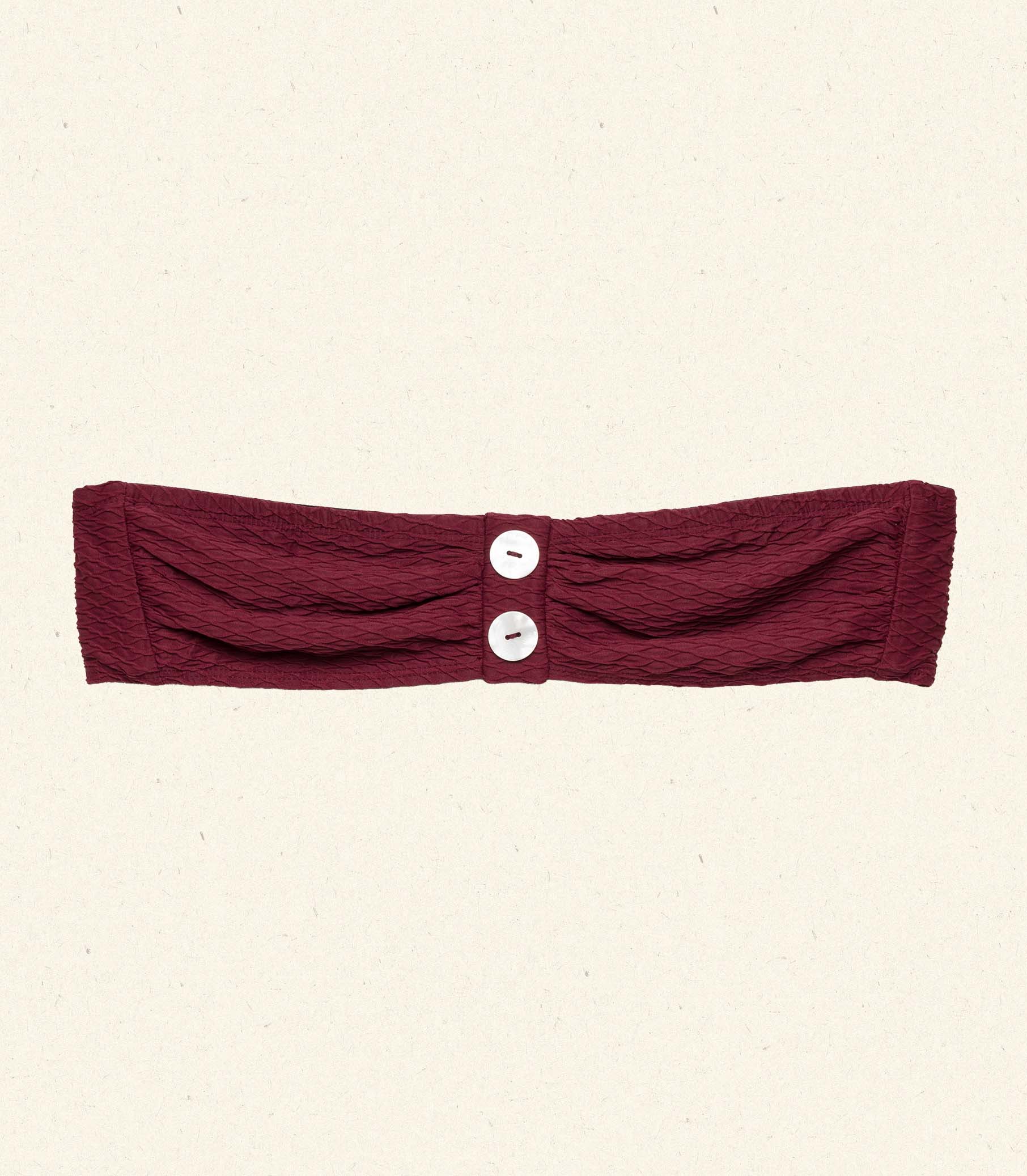 RIVA BIKINI TOP -- DEEP SUMAC view 10