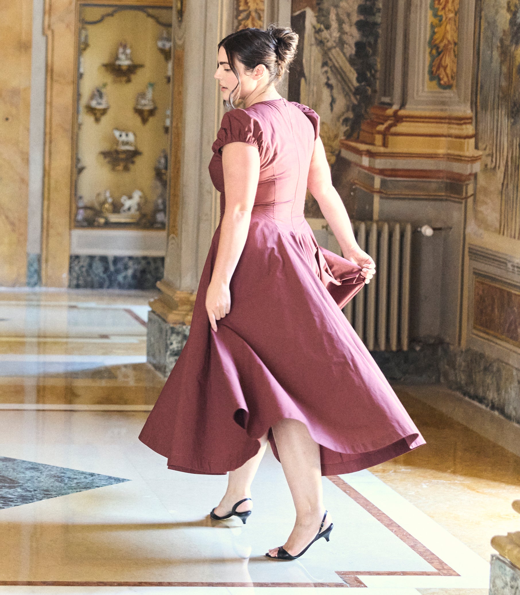 RIVELLE DRESS -- DAHLIA view 2

