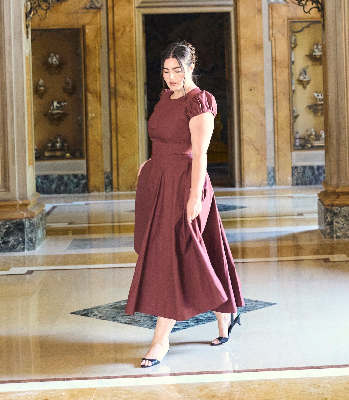 RIVELLE DRESS -- DAHLIA