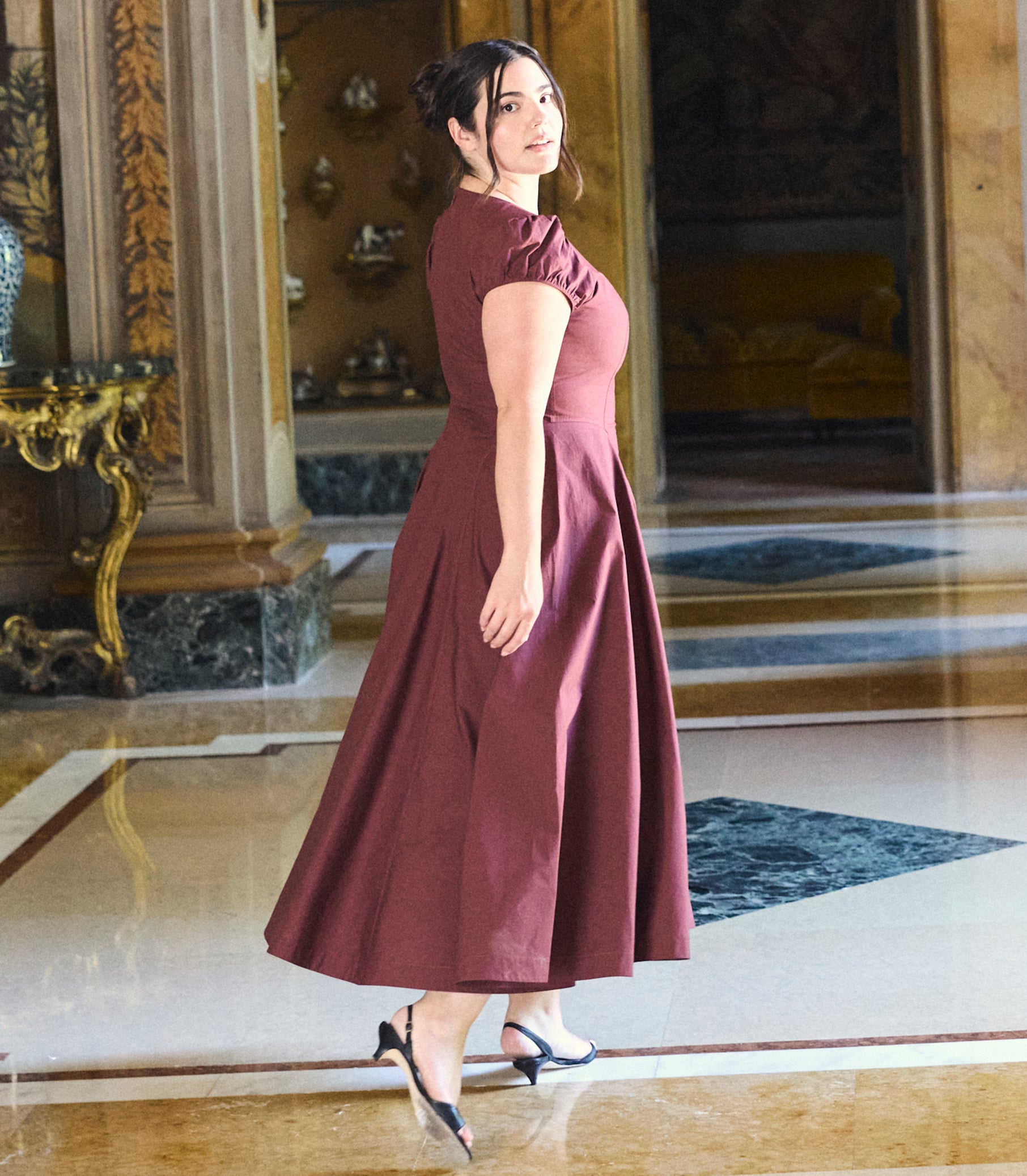 RIVELLE DRESS -- DAHLIA view 10
