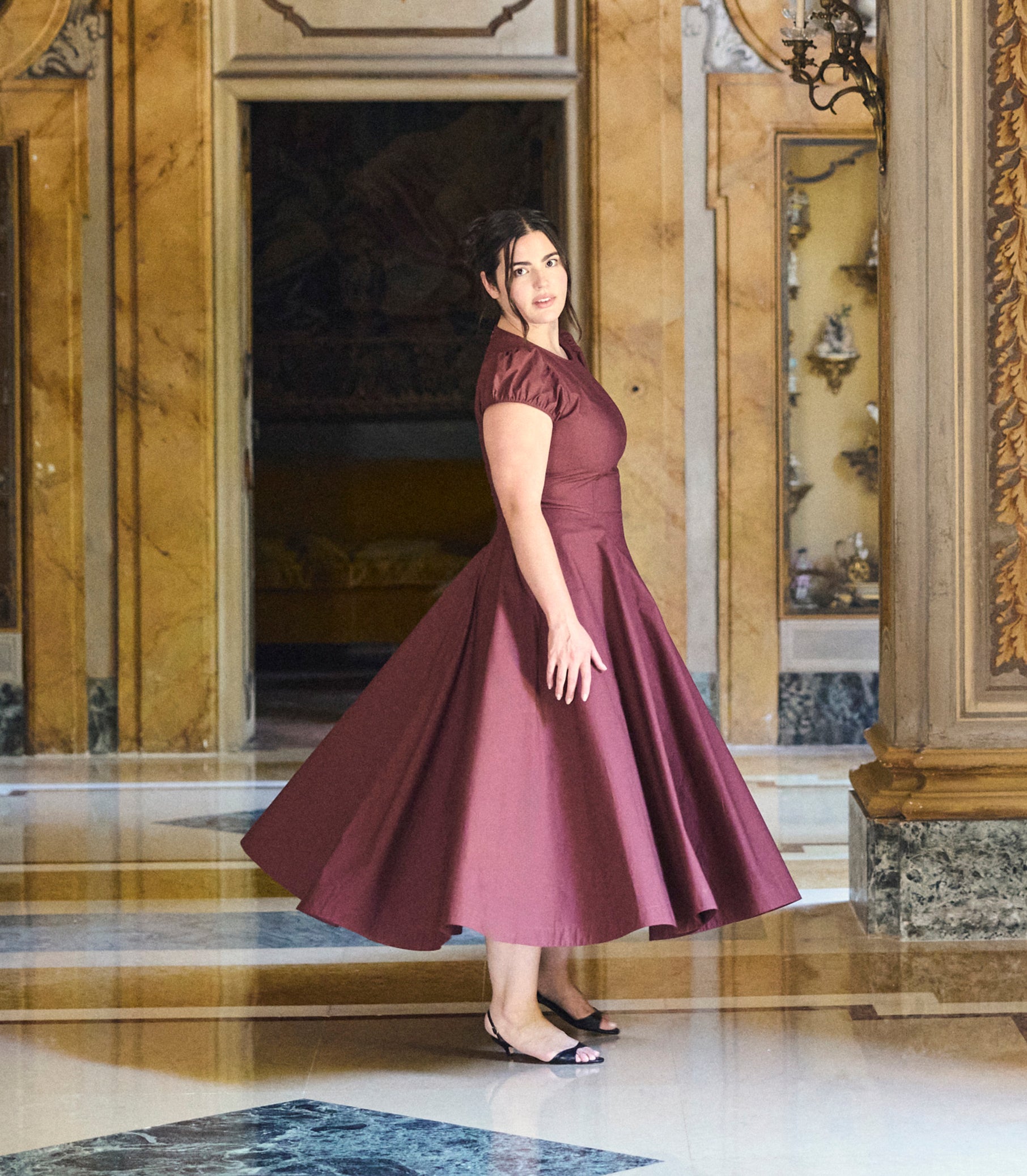 RIVELLE DRESS -- DAHLIA view 11
