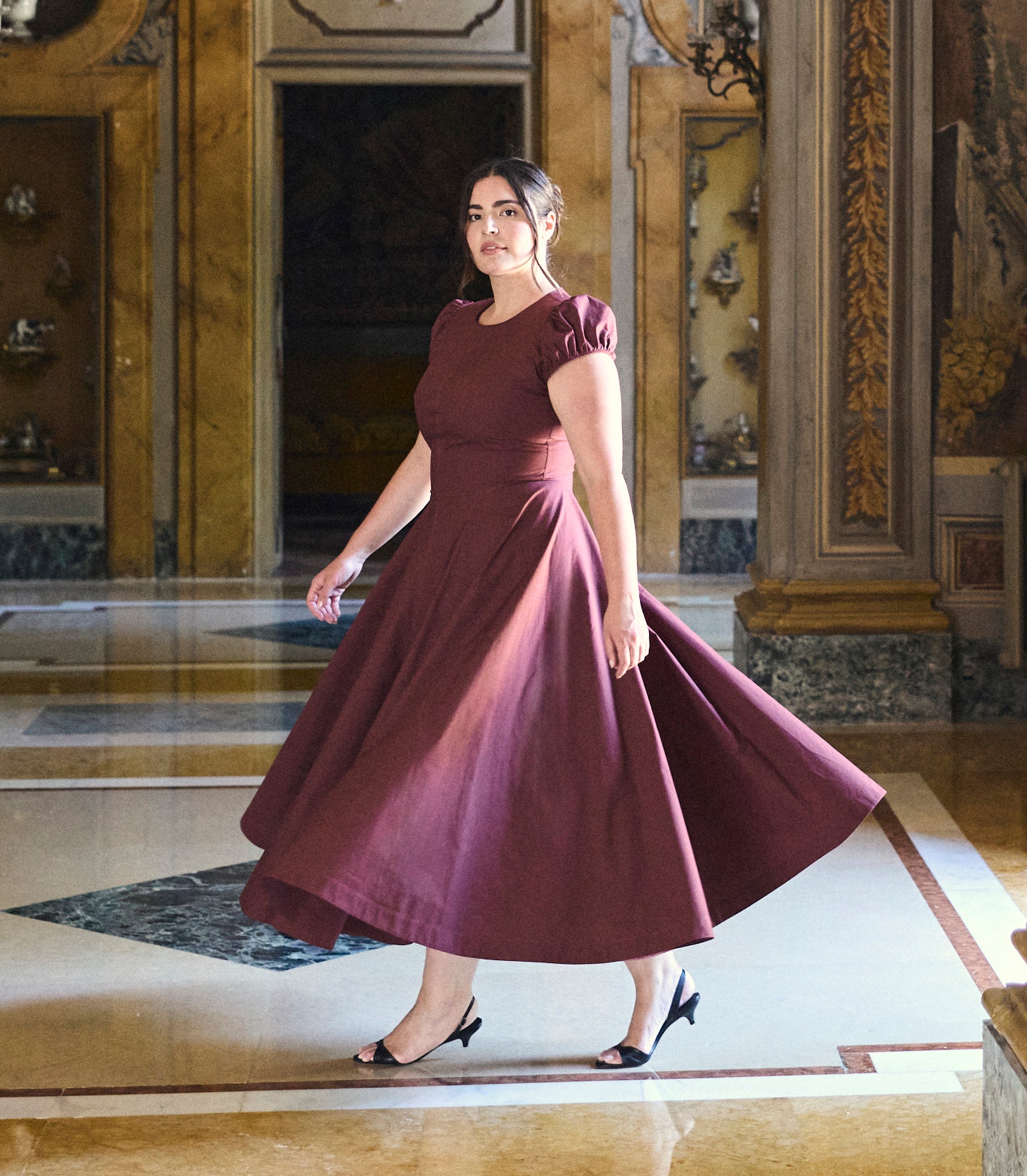 RIVELLE DRESS -- DAHLIA view 14
