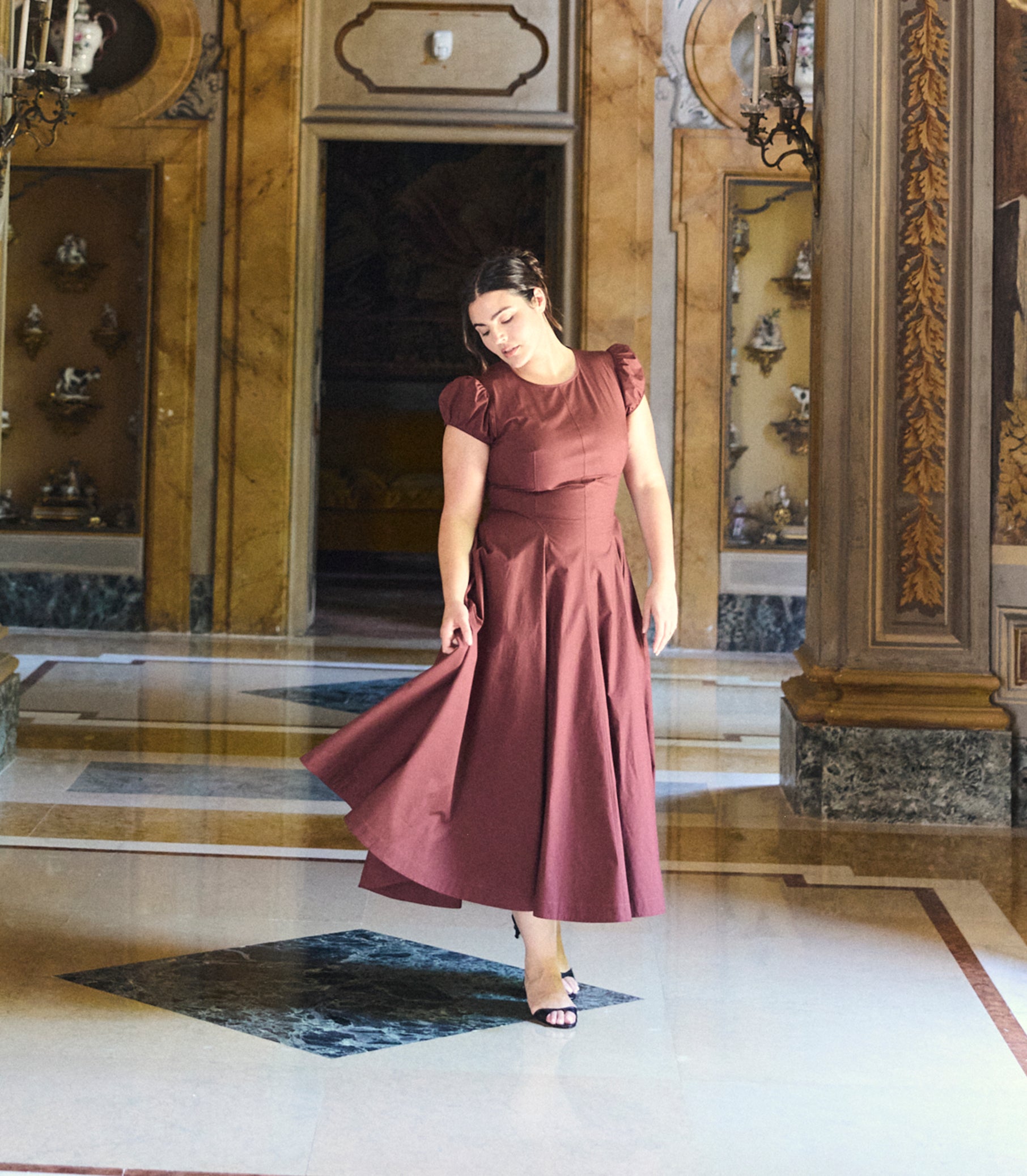 RIVELLE DRESS -- DAHLIA view 15
