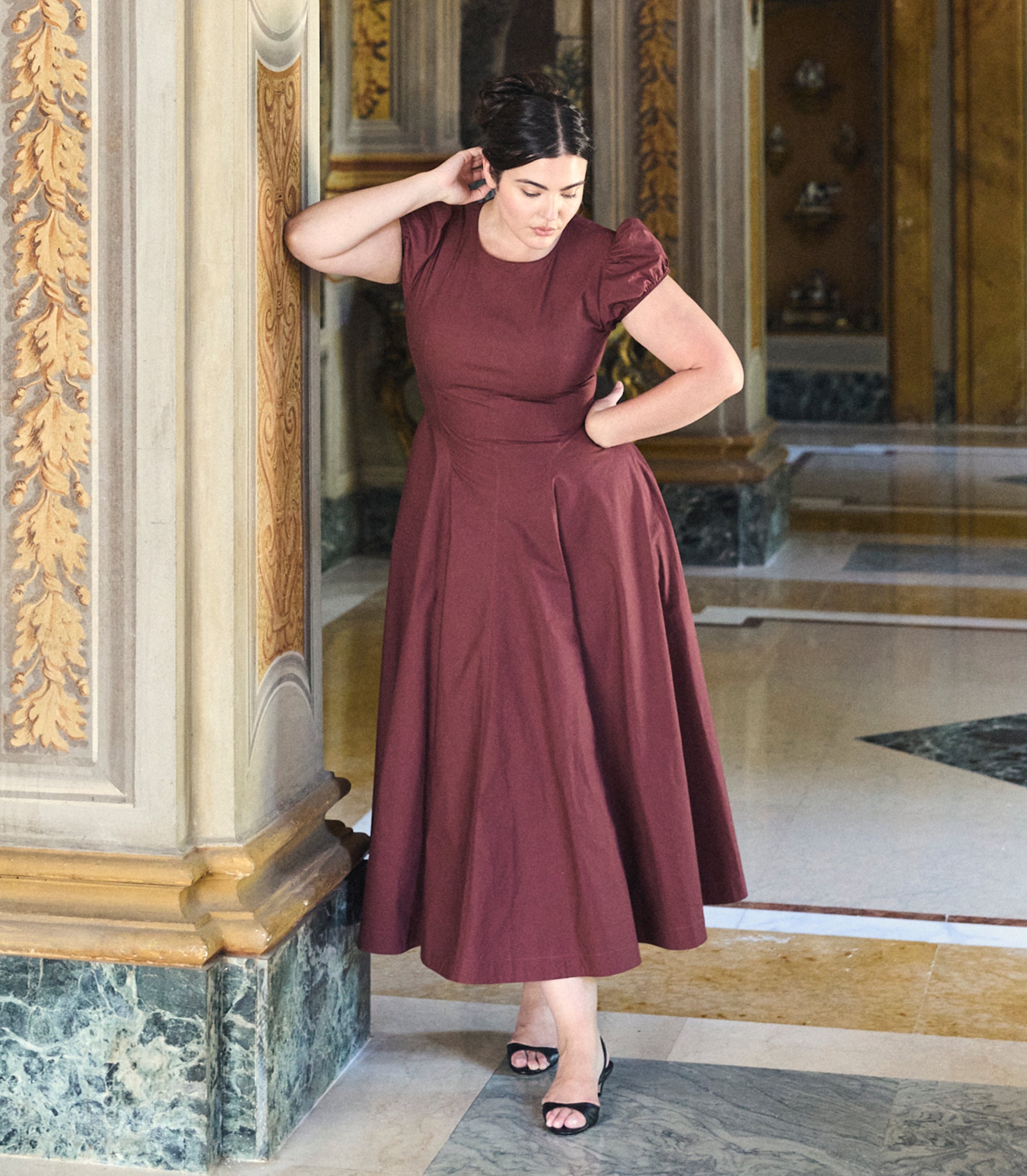RIVELLE DRESS -- DAHLIA view 17
