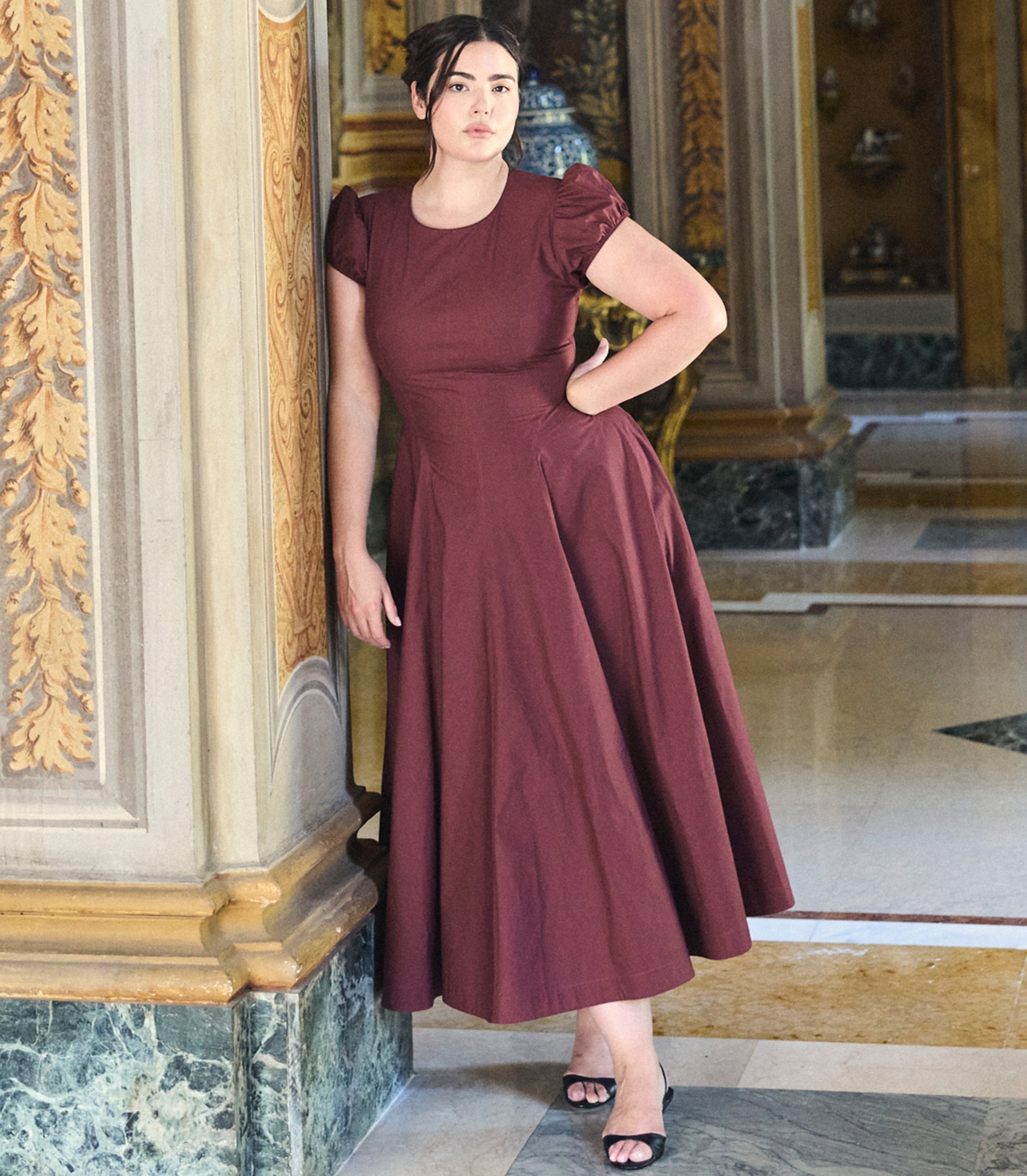 RIVELLE DRESS -- DAHLIA view 19
