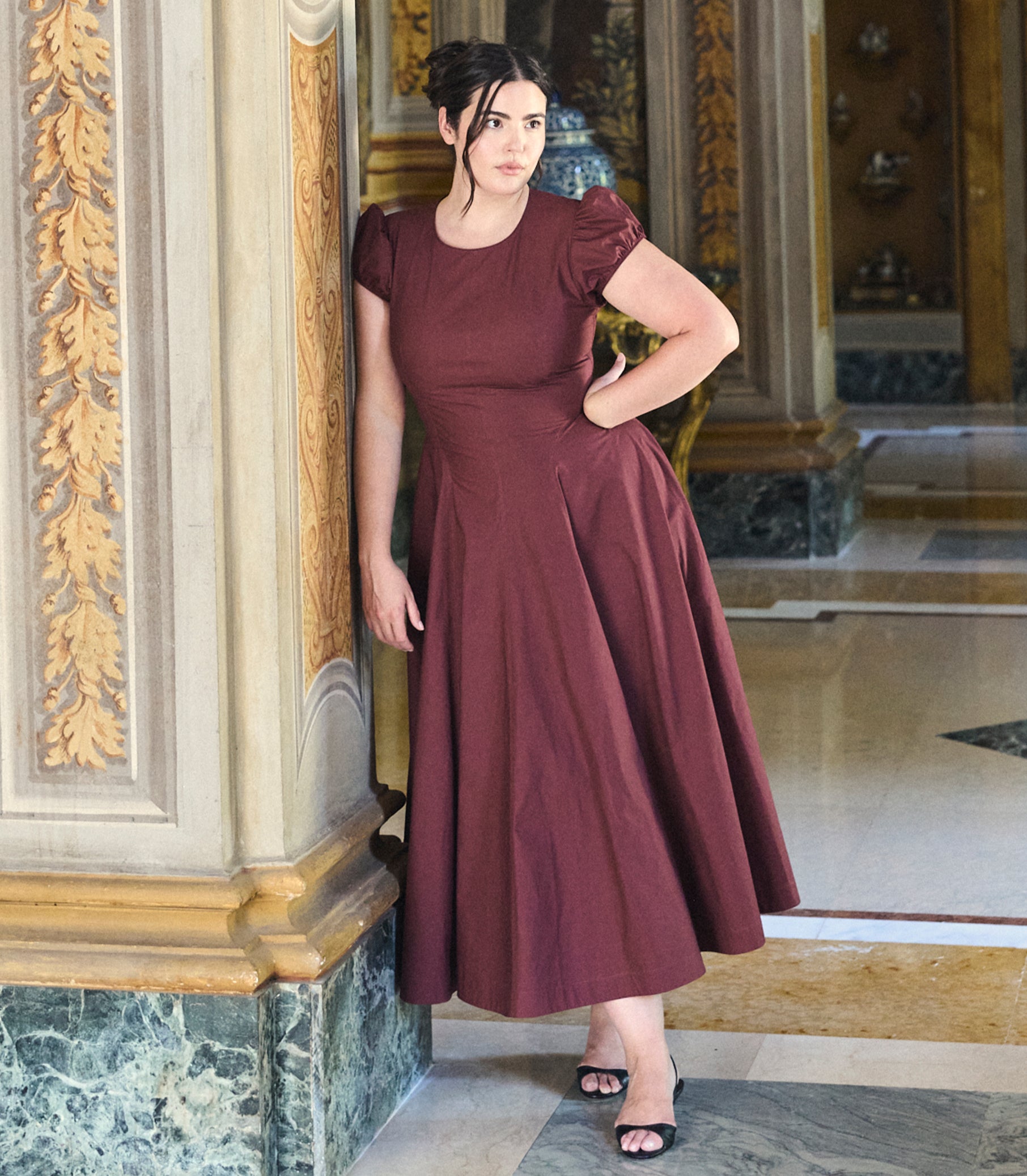 RIVELLE DRESS -- DAHLIA view 20

