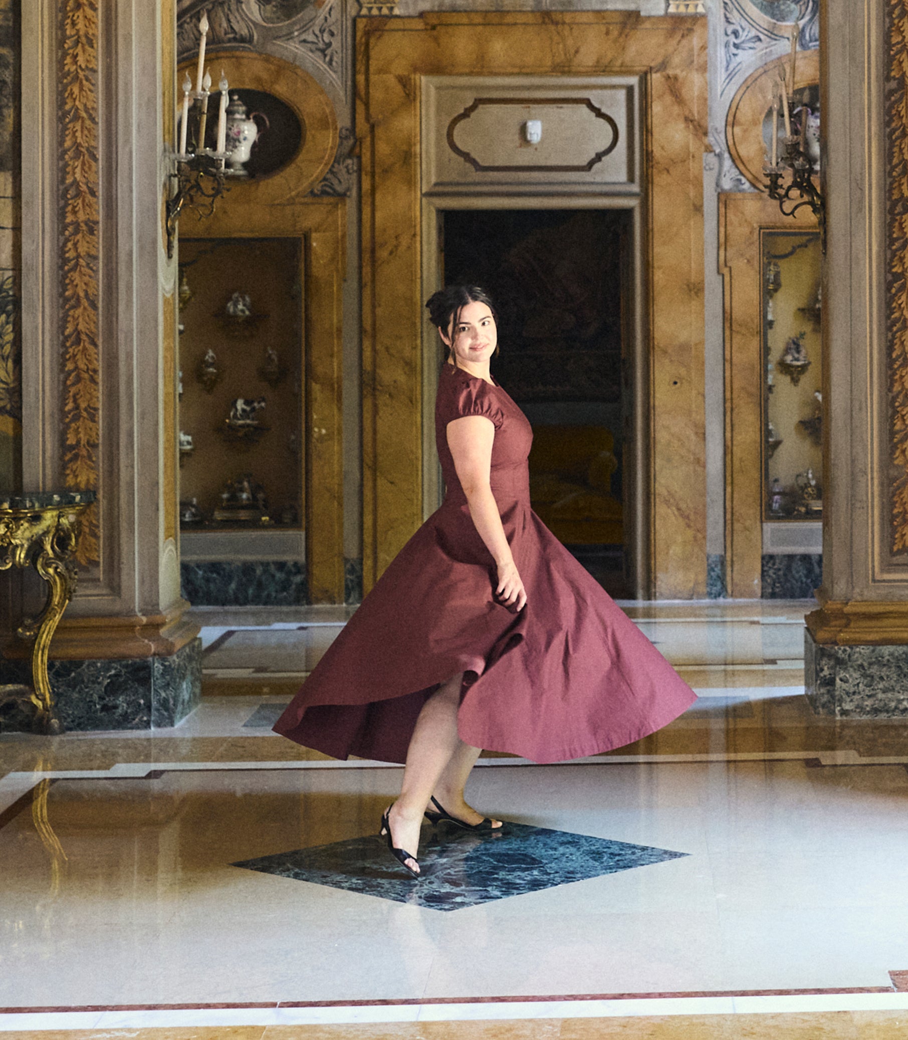 RIVELLE DRESS -- DAHLIA view 21
