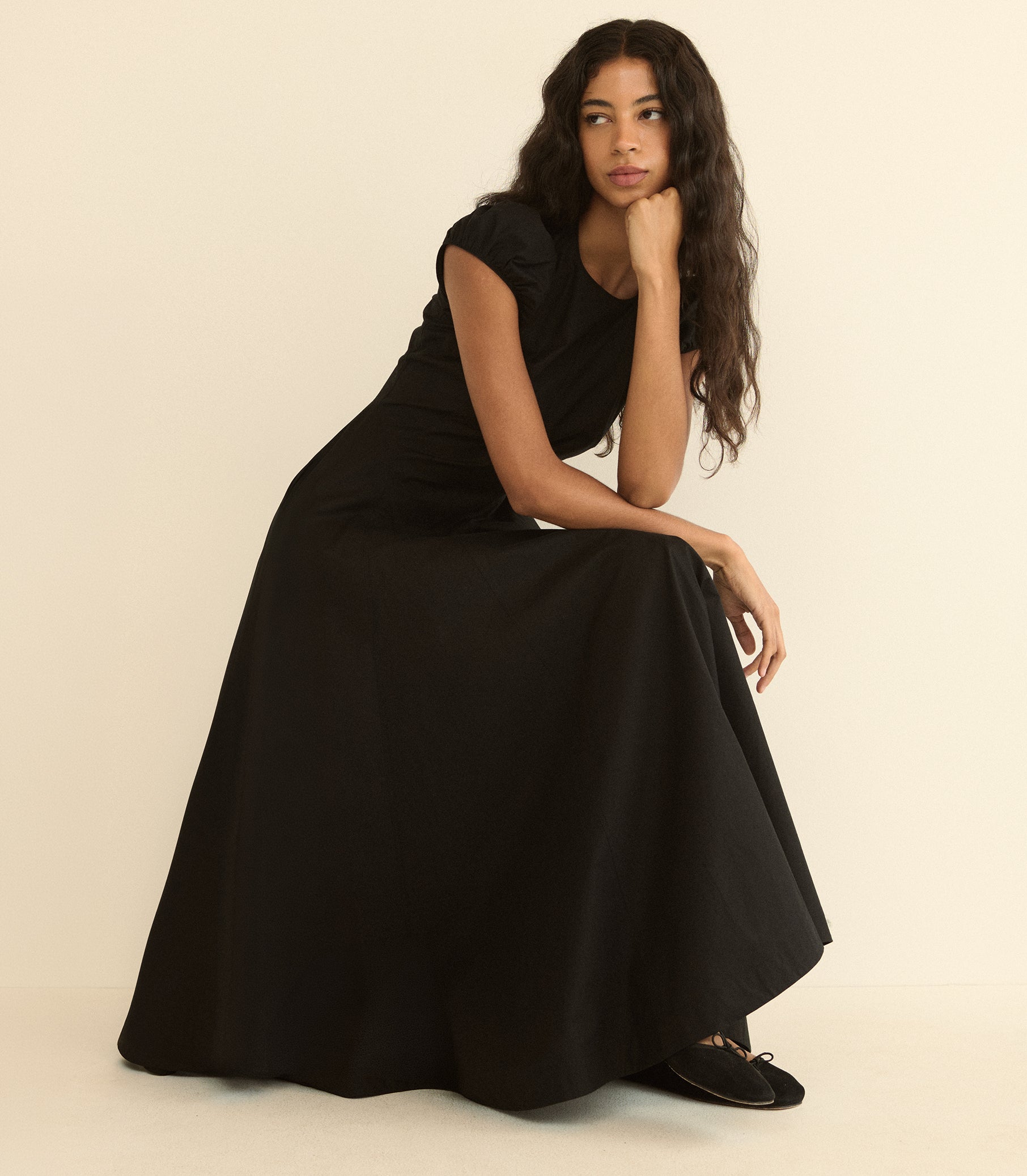 RIVELLE DRESS -- BLACK view 7
