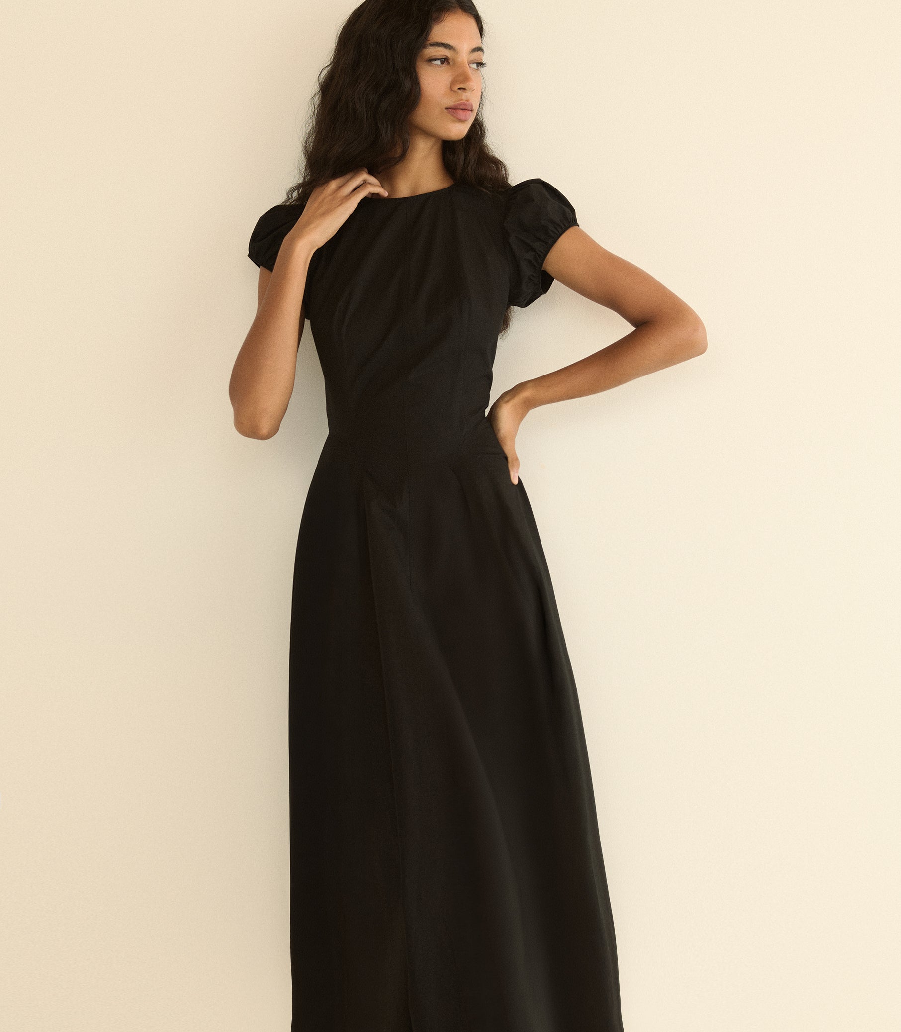 RIVELLE DRESS -- BLACK view 3
