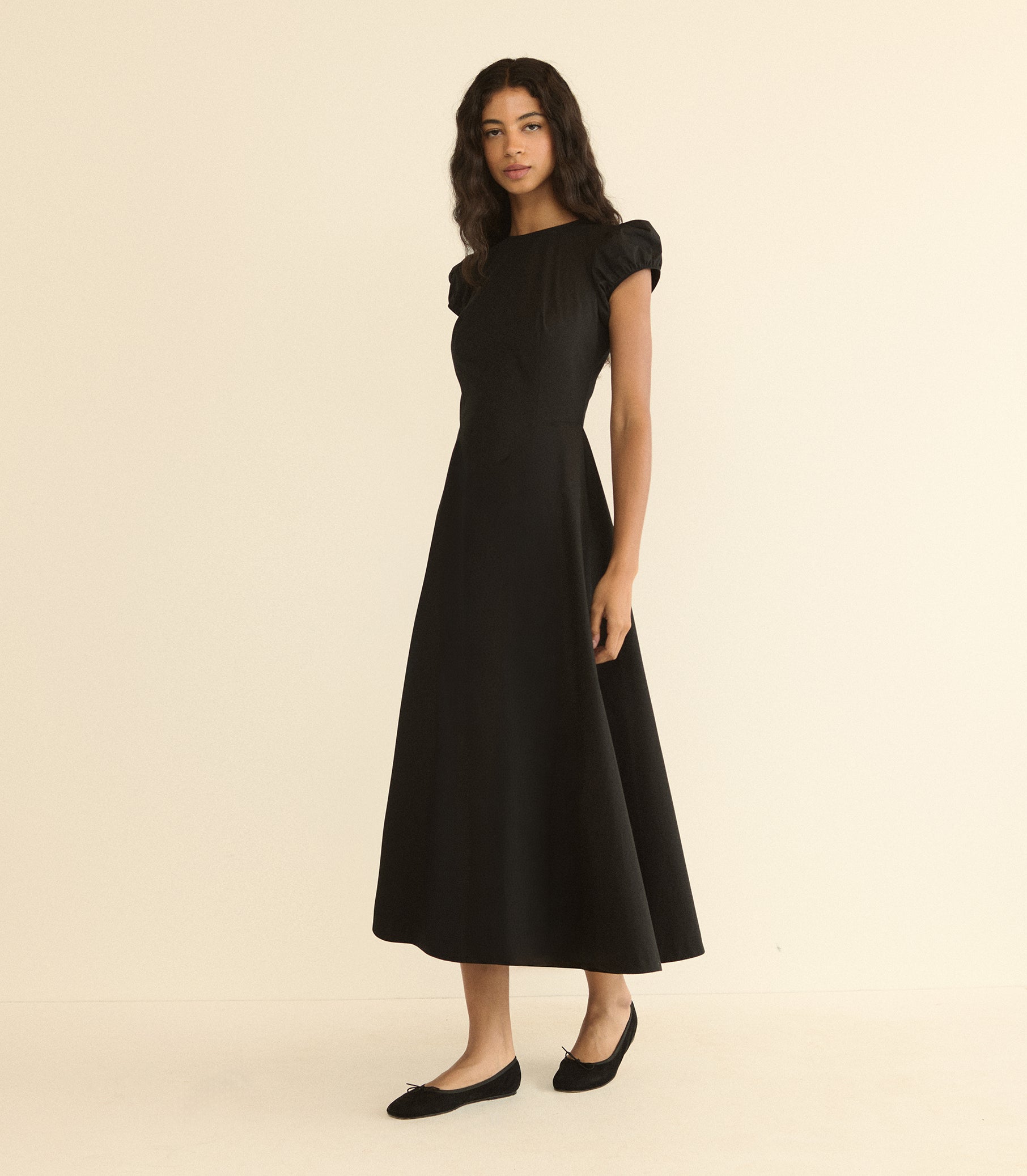 RIVELLE DRESS -- BLACK view 1
