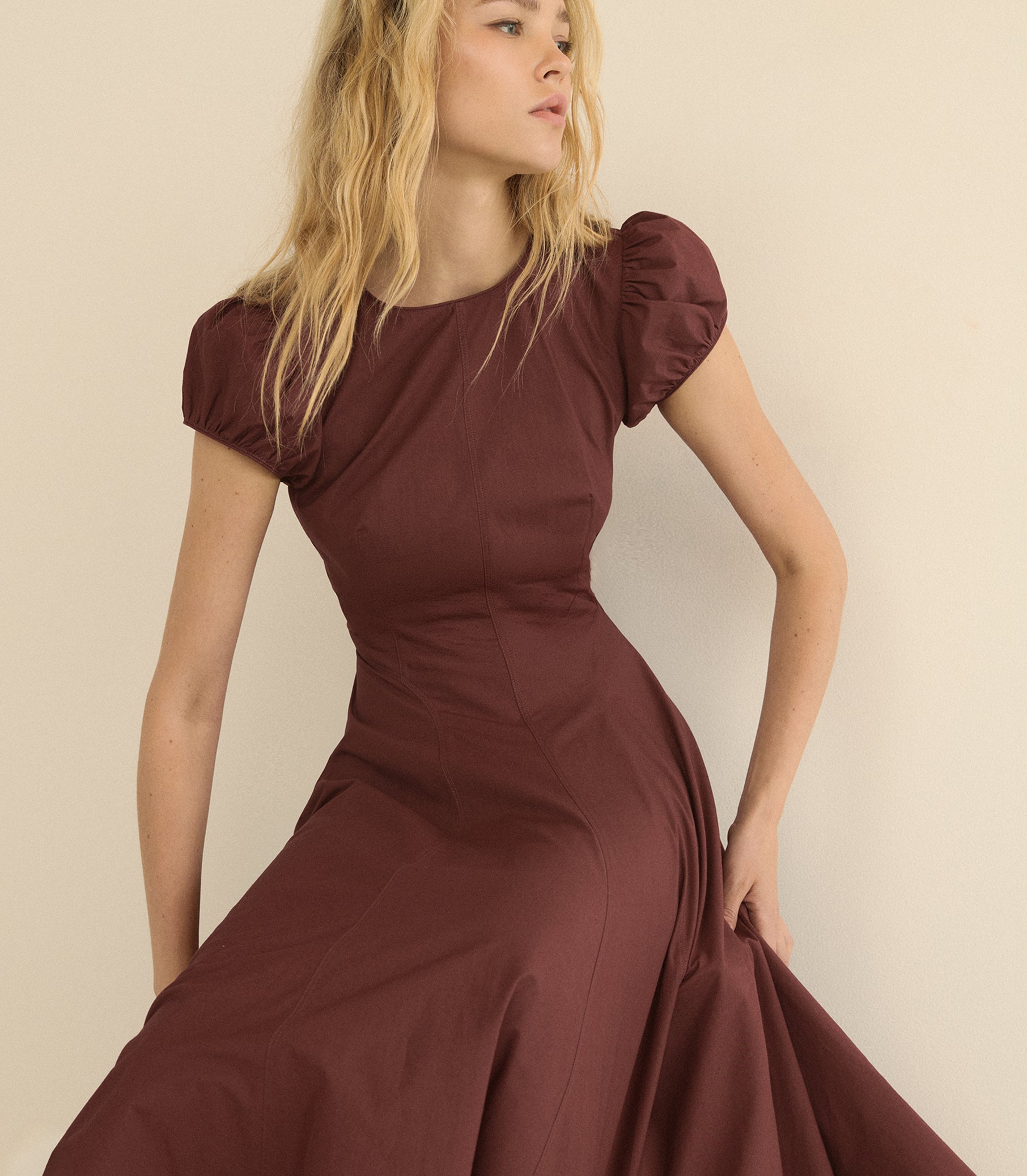 RIVELLE DRESS -- DAHLIA view 28
