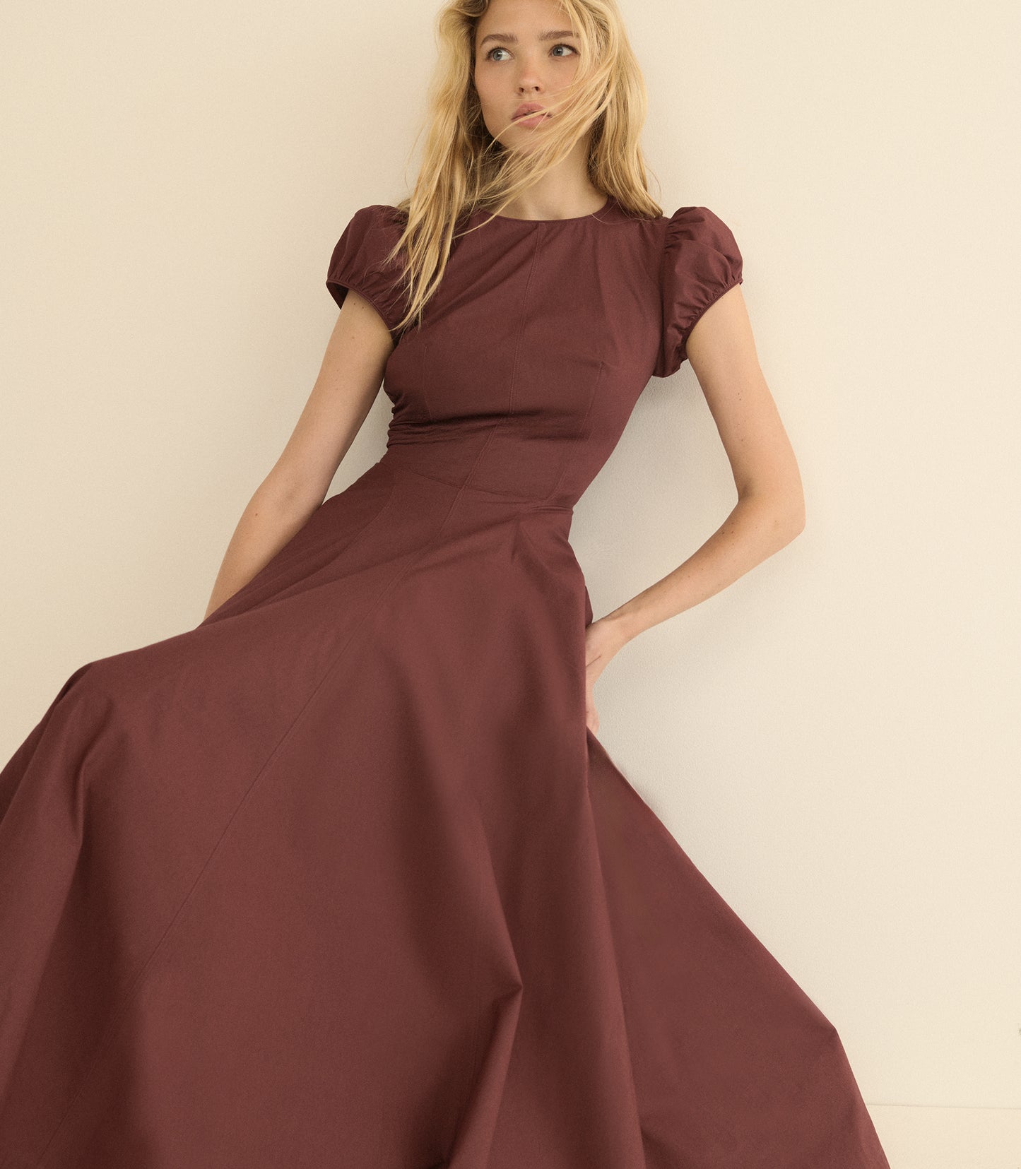 RIVELLE DRESS -- DAHLIA