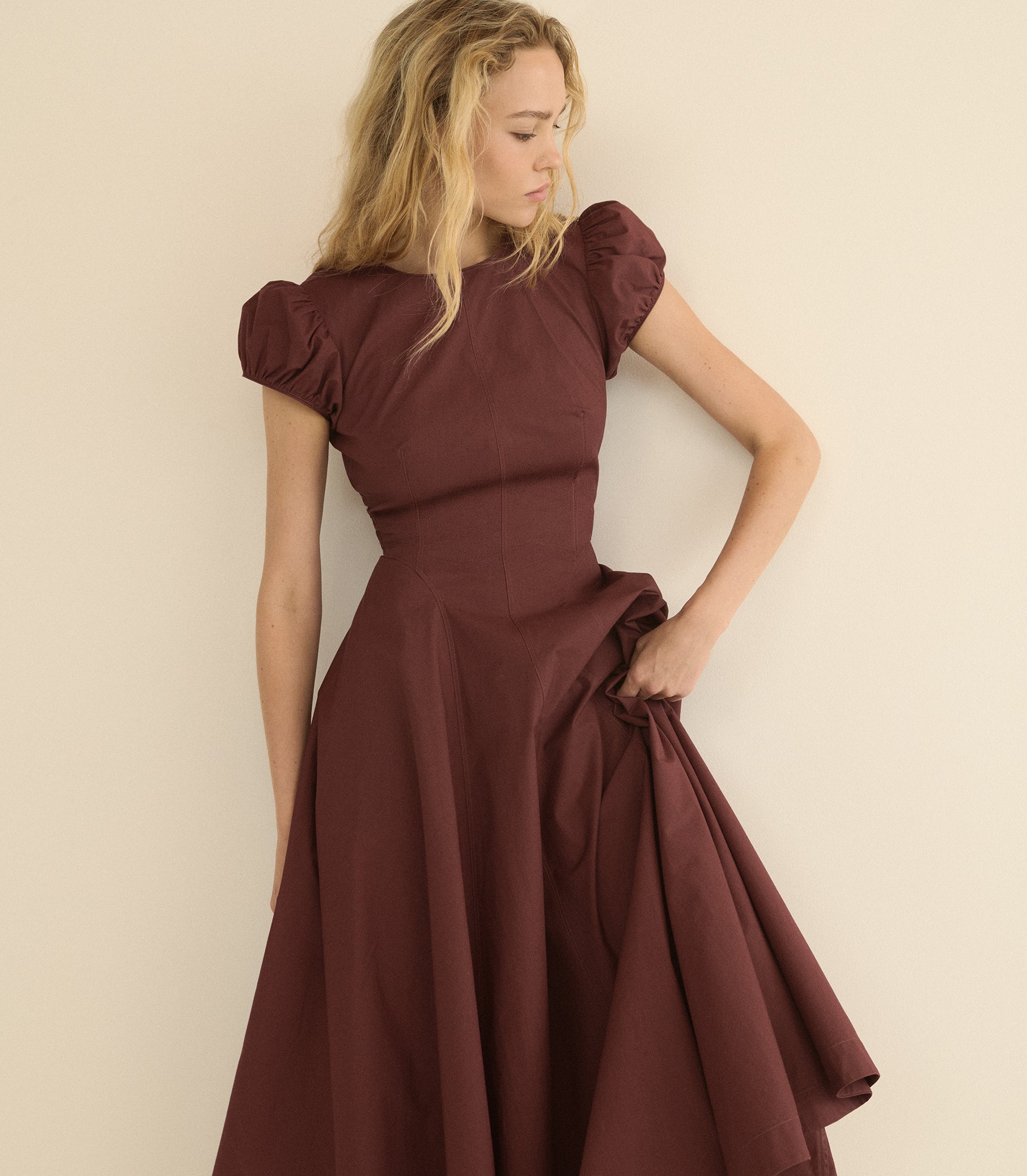 RIVELLE DRESS -- DAHLIA view 26
