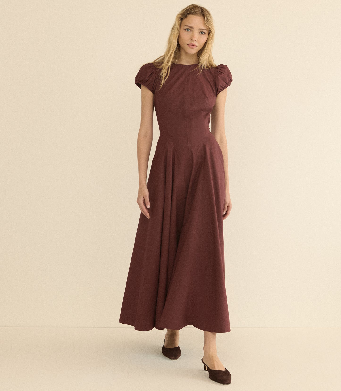 RIVELLE DRESS -- DAHLIA