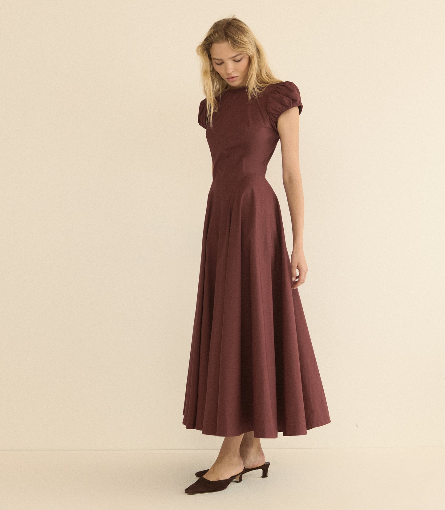 RIVELLE DRESS -- DAHLIA