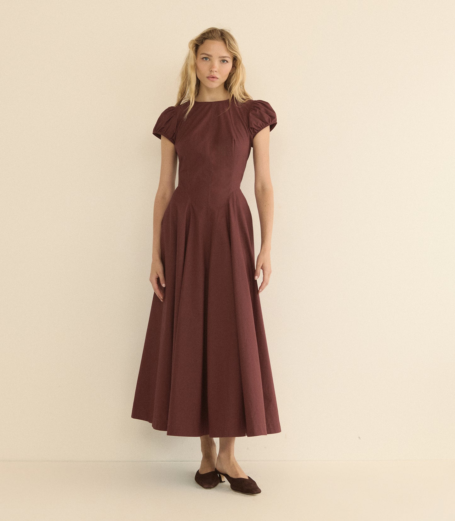 RIVELLE DRESS -- DAHLIA
