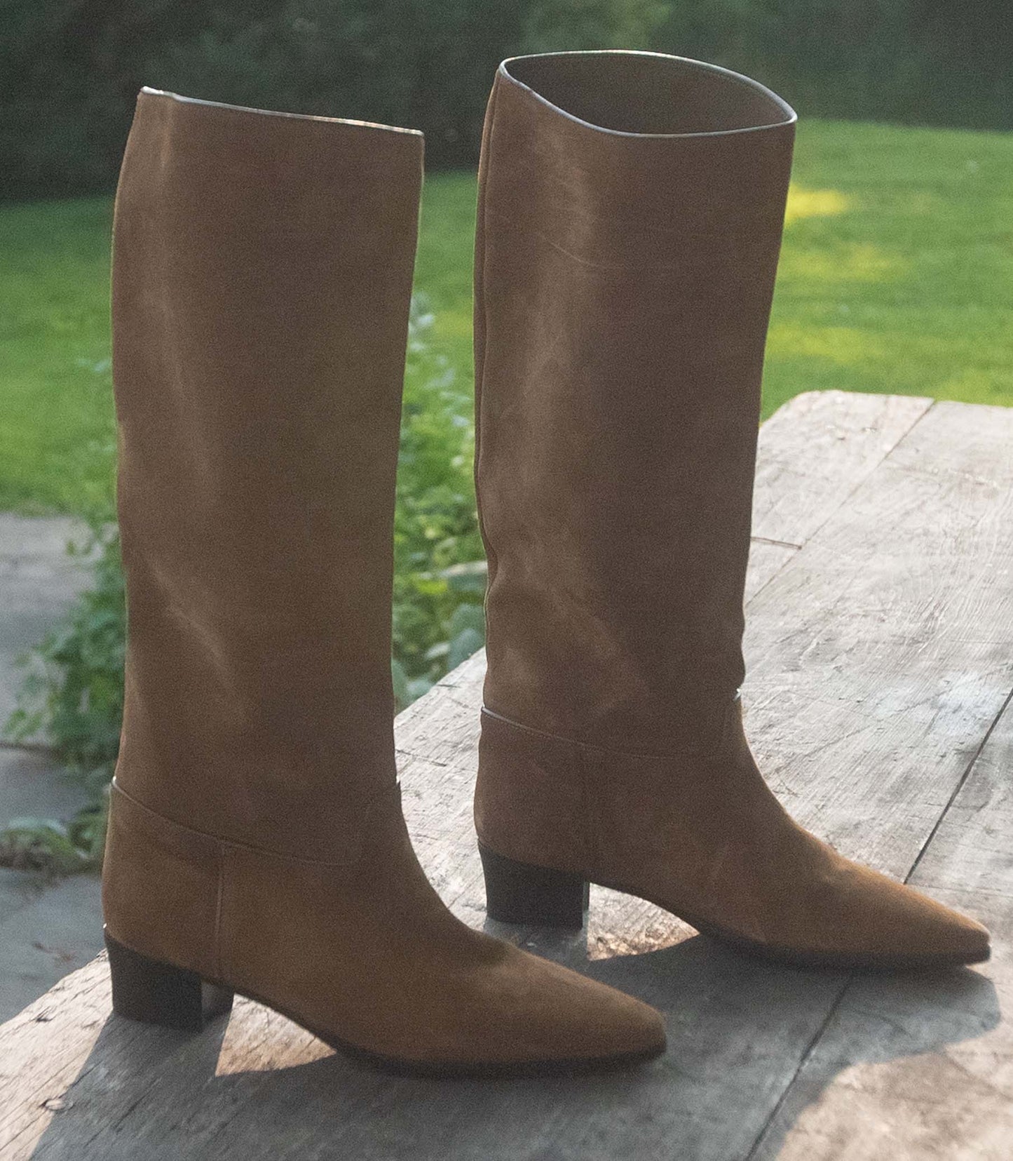 RIVIERA BOOT -- MOUTARDE SUEDE