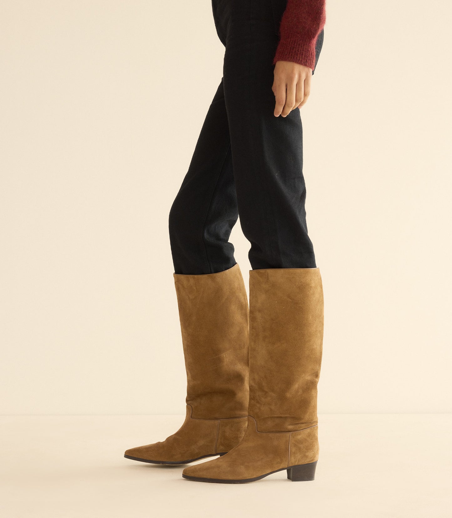 RIVIERA BOOT -- TOBACCO SUEDE