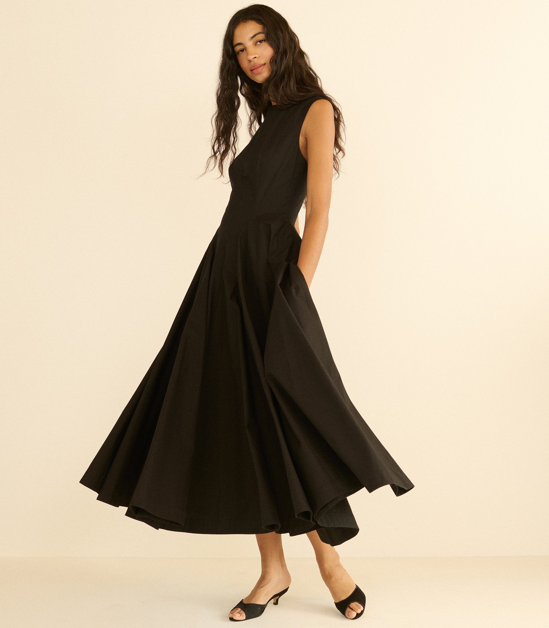 RIVIÈRE DRESS -- BLACK view 2
