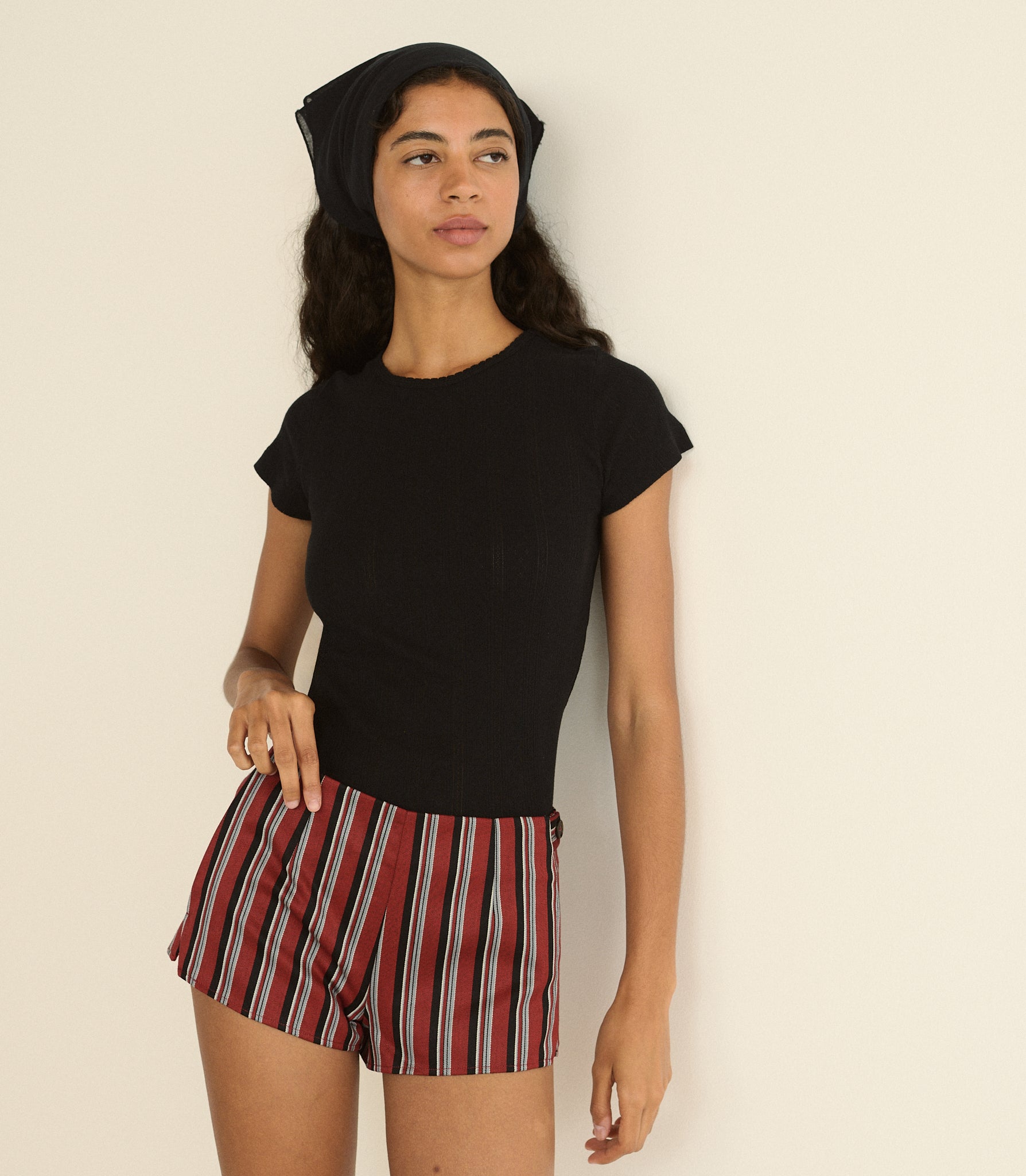ROCCO SHORT -- TREMEZZO STRIPE view 3
