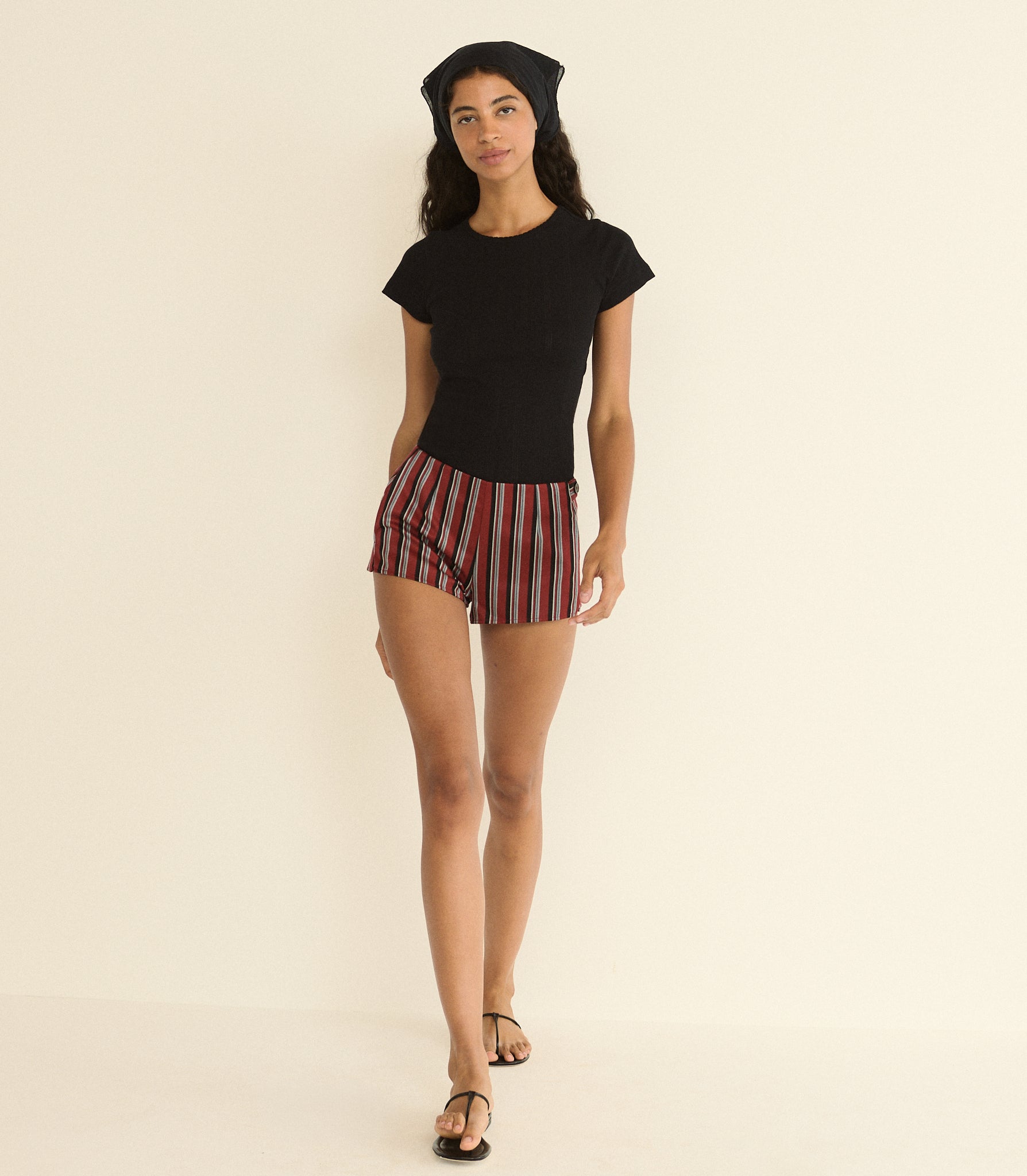 ROCCO SHORT -- TREMEZZO STRIPE view 4
