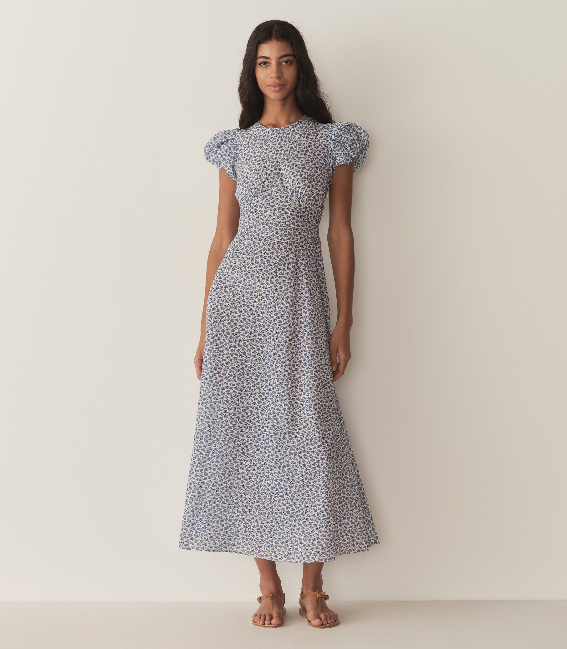 HMD -- ROMINA DRESS -- CORNFLOWER HILLSIDE BLOOM view 4
