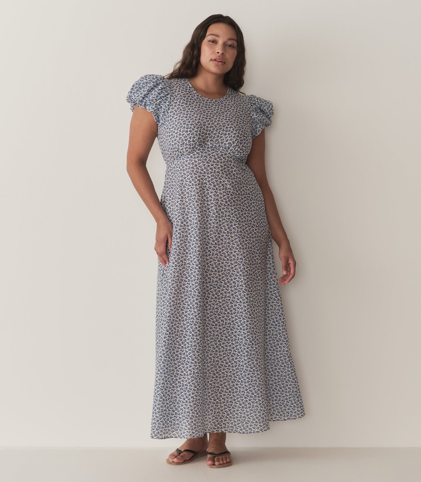 HMD -- ROMINA DRESS -- CORNFLOWER HILLSIDE BLOOM