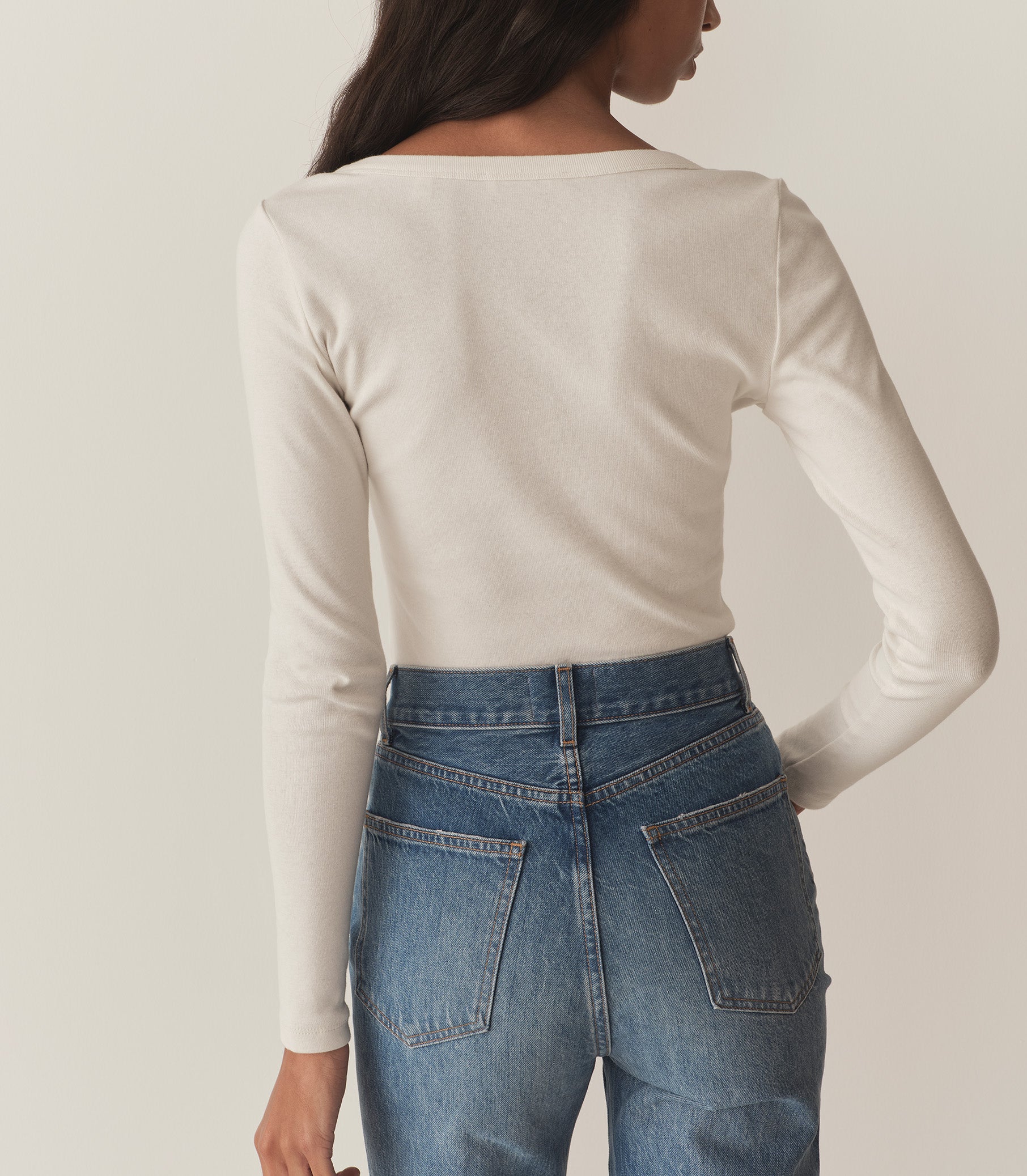 ROMY TEE -- SALT view 5